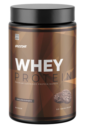 GRIZZONE Whey Proteın 900 Gr ( Çikolatalı Kurabiye Aromalı )