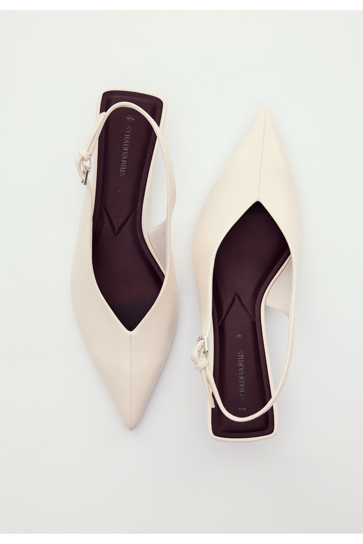 Stradivarius  V yaka topuklu ayakkabı - Görsel 6