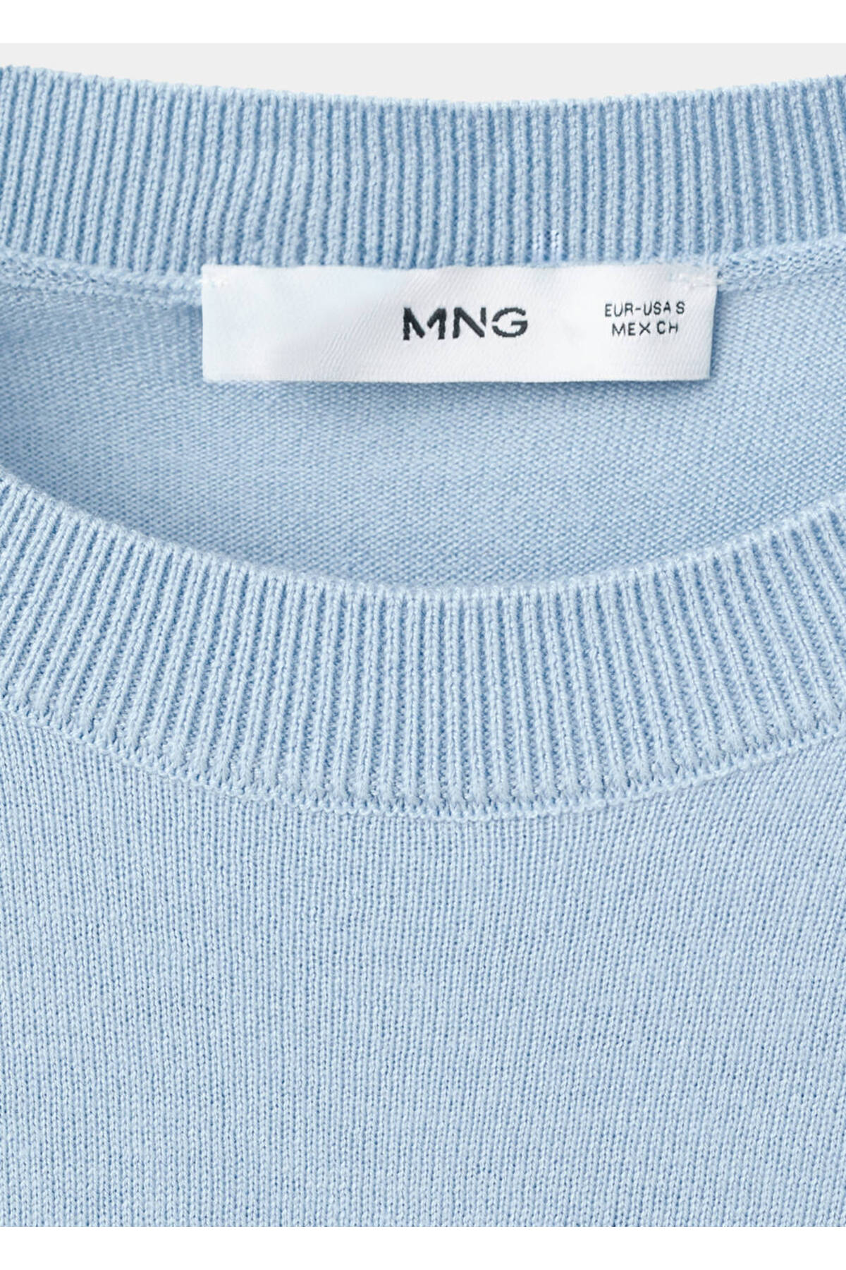 MANGO  Yuvarlak yaka triko kazak - Görsel 7