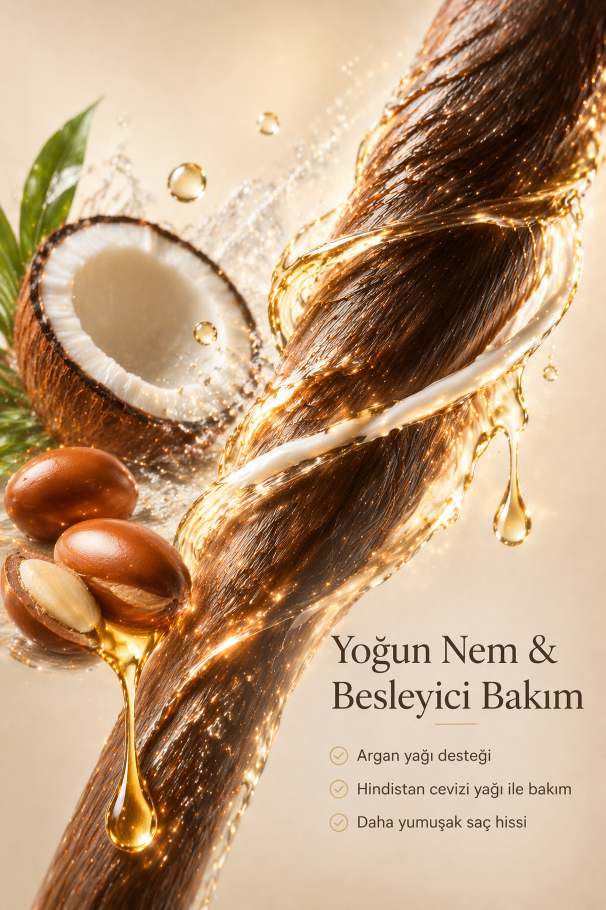 Besleyici Canlandırıcı ve Koruyucu Keratin & Collagen Saç Bakım Sütü 200ml — TYCOZT537N169381417046843 — تصویر 5 از 9
