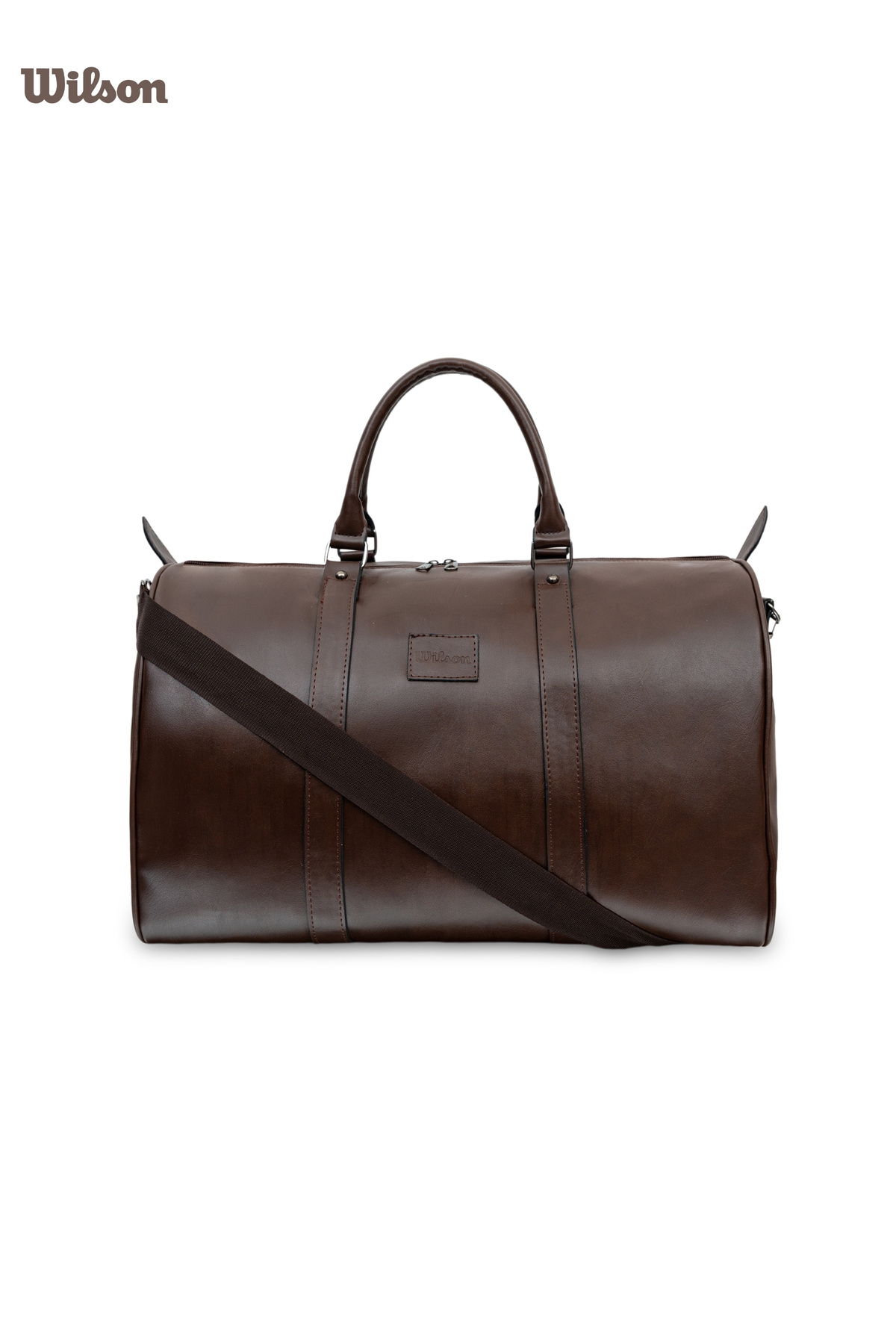 Wilson  Klasik Vegan Deri Unisex Seyahat Spor Hastane El ve Omuz Çantası Kabin Boy El Valizi Hostes Bavulu - Görsel 3