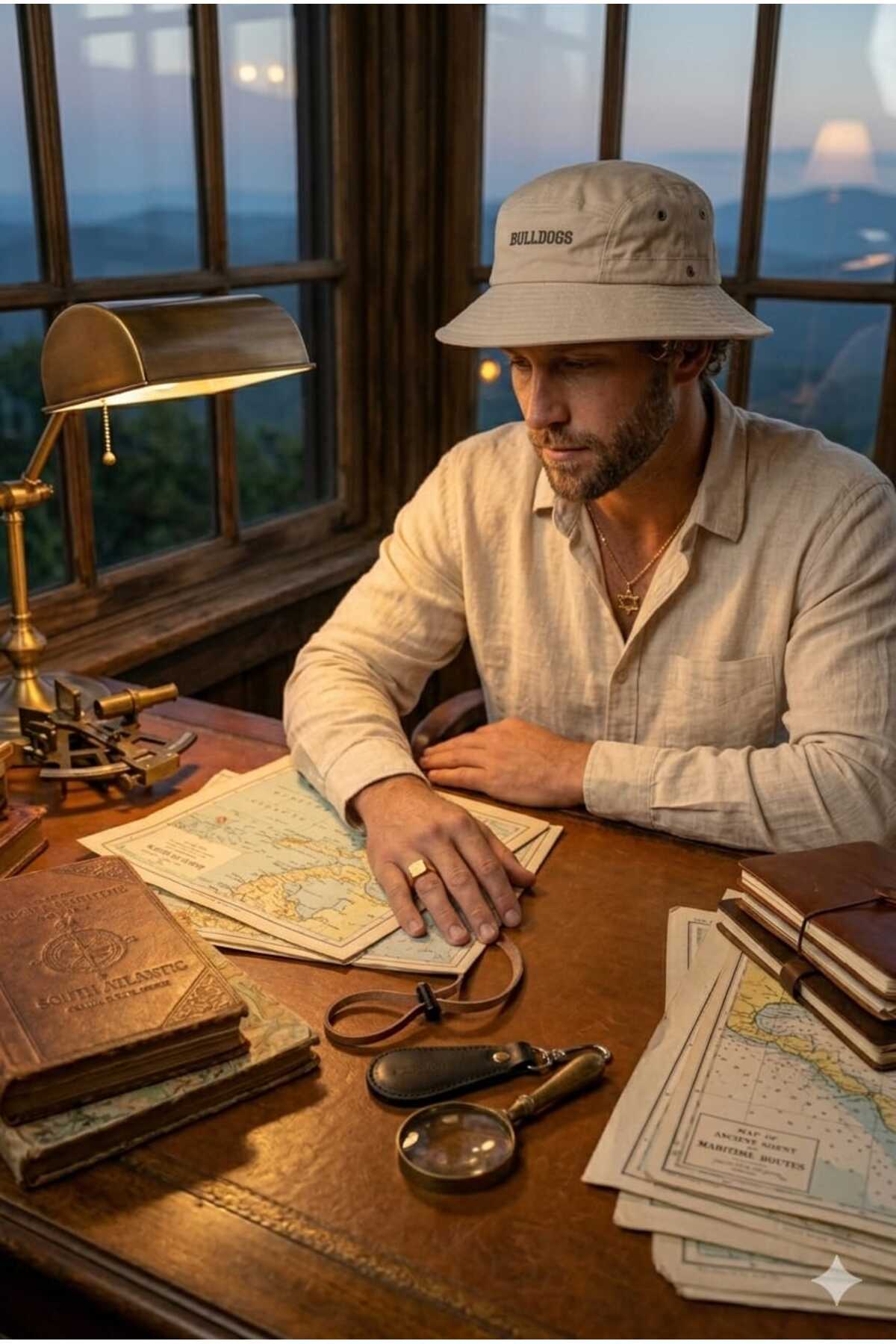 WOHOME Unisex Outdoor Safari Şapka İpli Geniş Kenarlı Kamp Balıkçı görsel 2