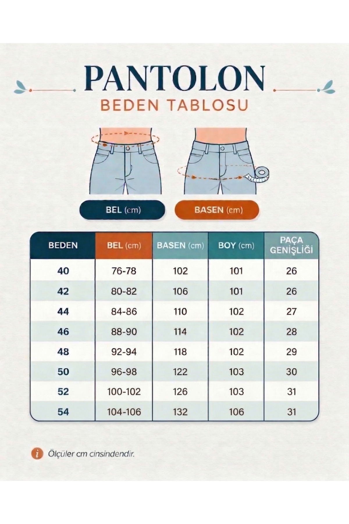Hamiyet Doğan  Bol Paça Beli Lastikli Kadın Kumaş Pantolon - Görsel 2