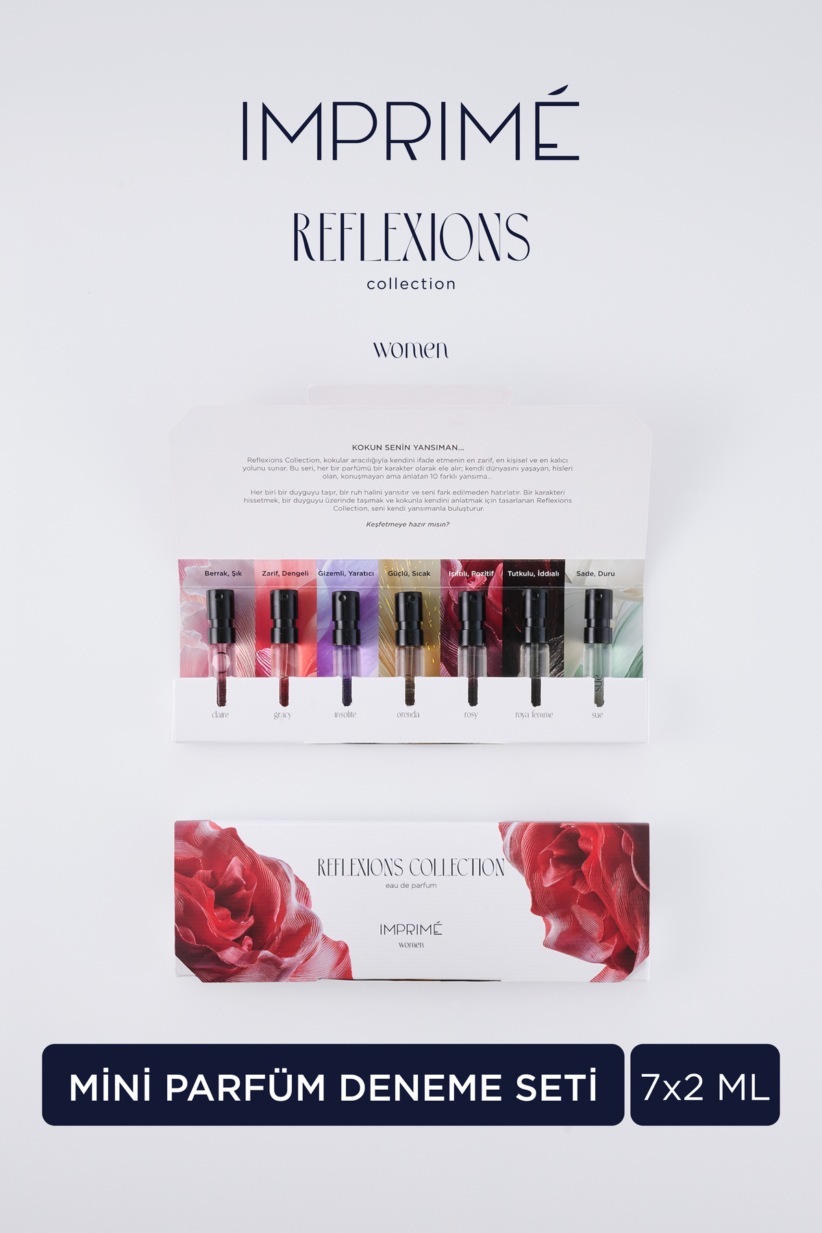 Imprime Reflexions Collection Mini Kadın Parfüm Deneme Seti 7x2ml - Fiyatı, Yorumları
