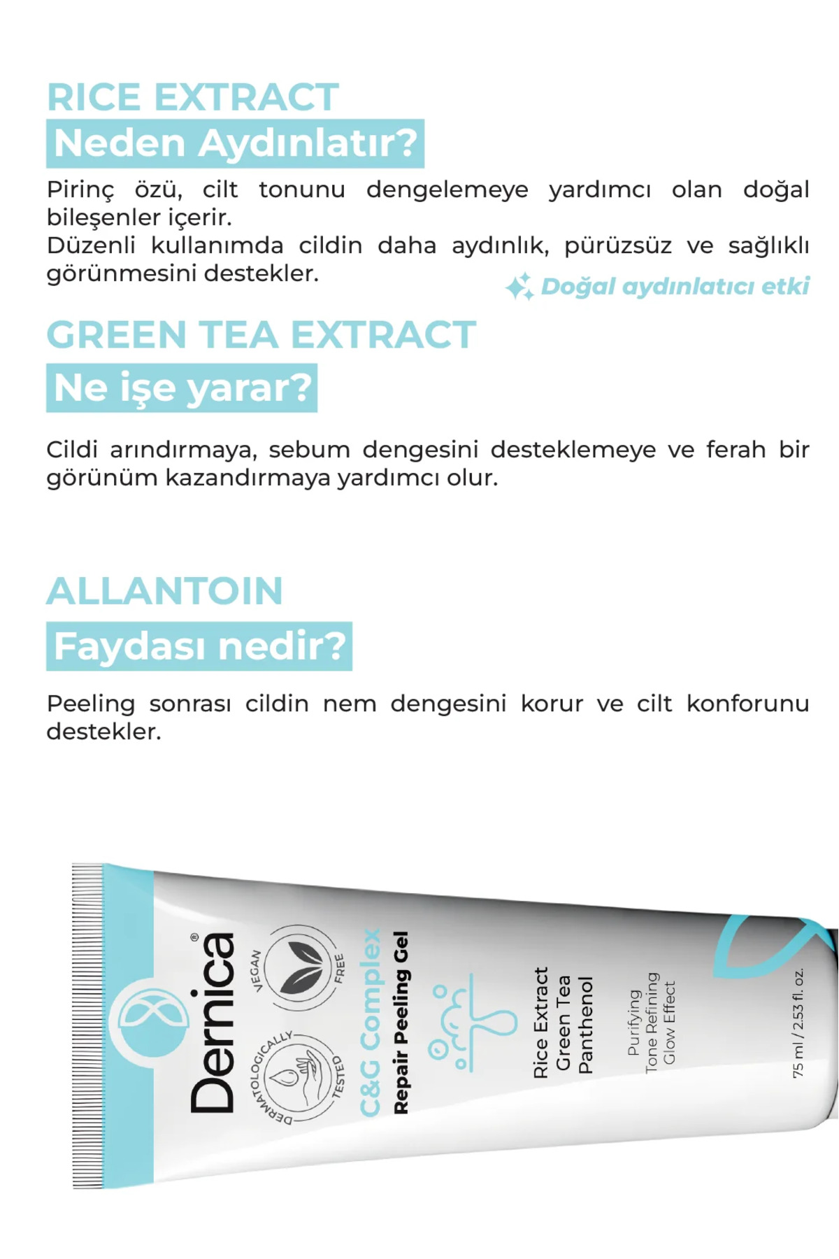 C&G Complex Brightening Peeling Gel | Pirinç Özlü Aydınlatıcı & Nazik Arındırıcı Peeling — D100 — تصویر 4 از 6