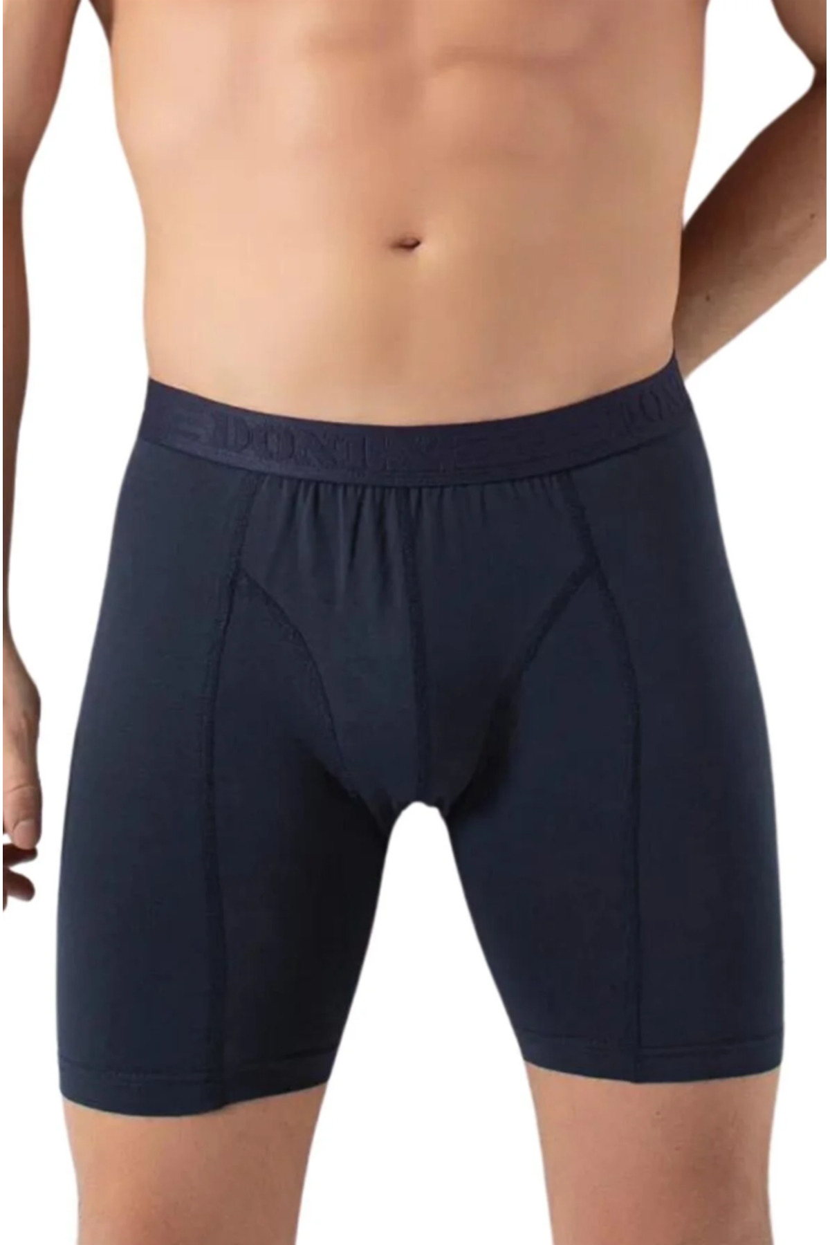DONEX Erkek Uzun Paçalı Likralı Kumaş 5'li Boxer görsel 2
