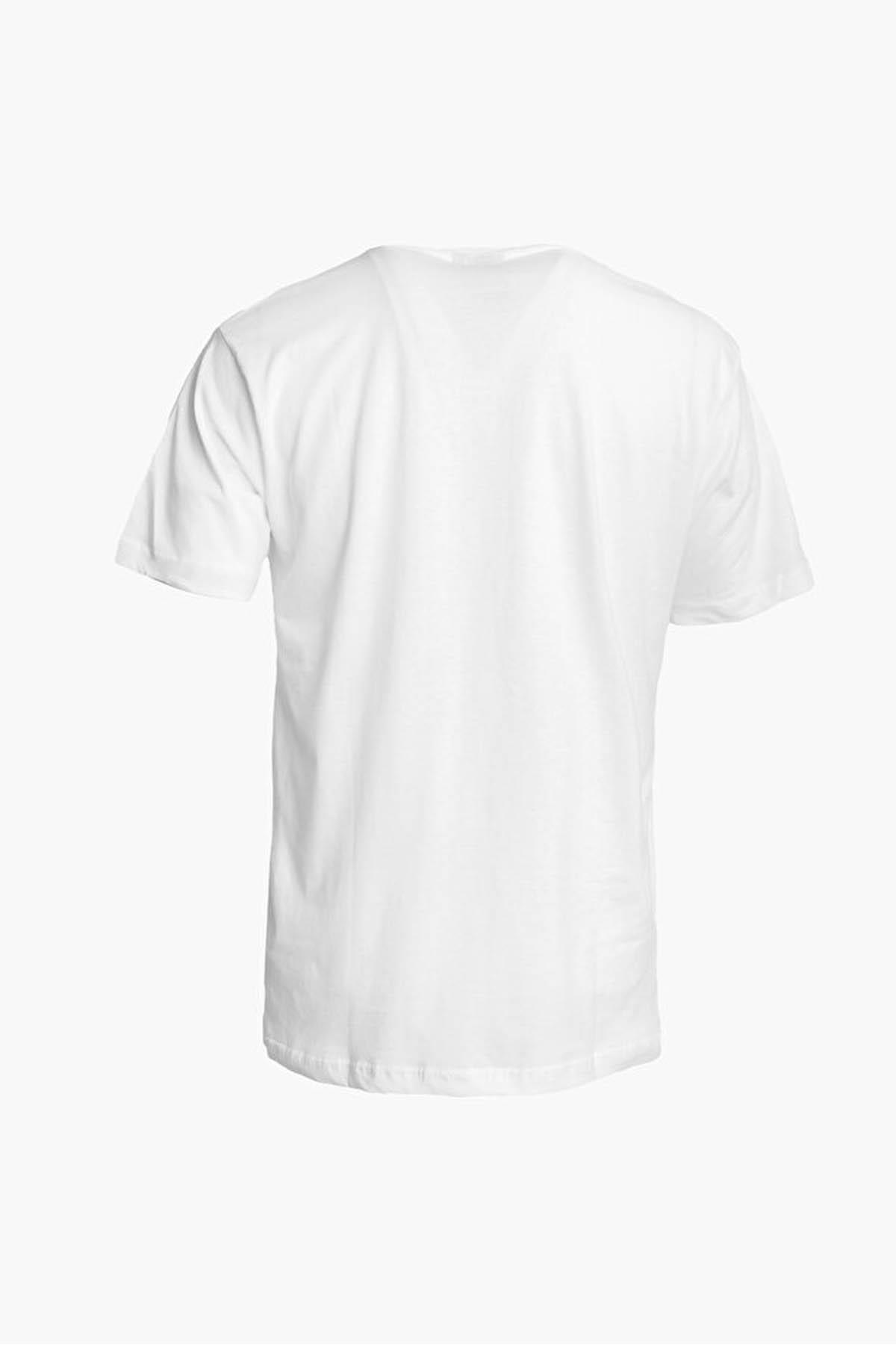 hummel Hmlsenes Beyaz Erkek T-Shirt 922217-9001 görsel 2