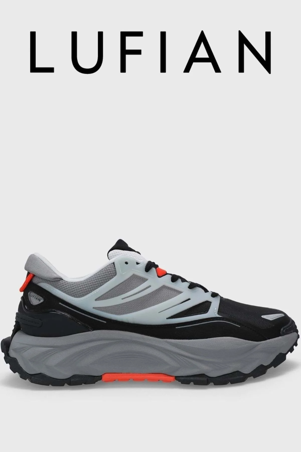 Lufian  LF-3753 Erkek Siyah Günlük Sneaker Ayakkabı - Görsel 2