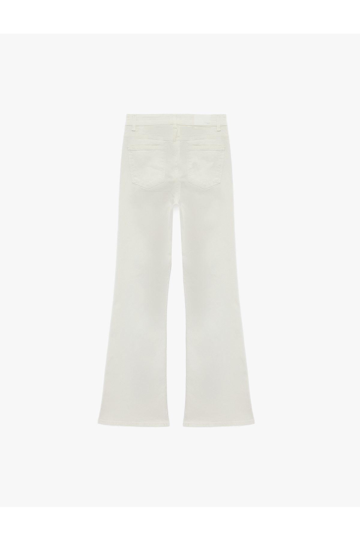 Koton  Yüksek Bel İspanyol Paça Düğmeli Jean Pantolon - Flare Jeans - Görsel 2