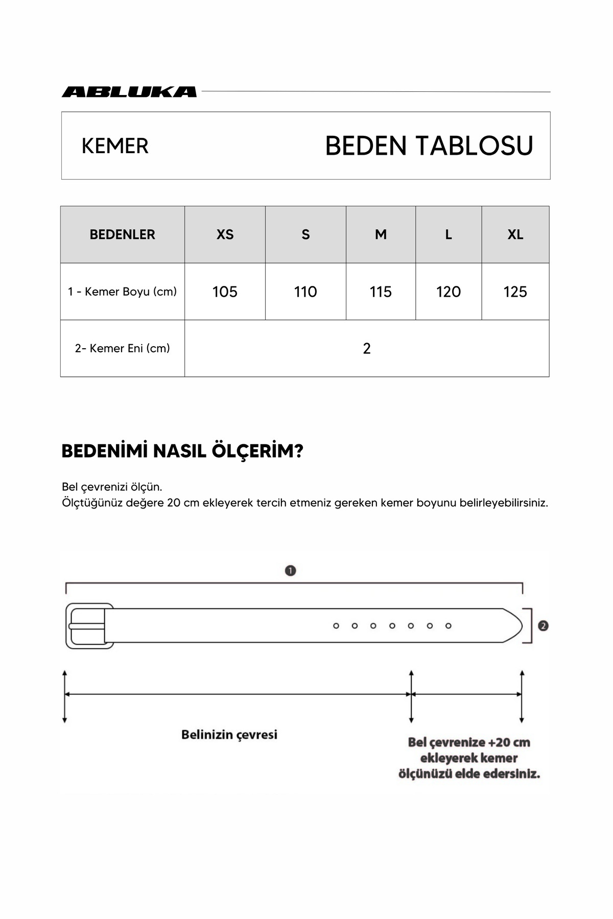 ablukaonline Erkek Metal Tokalı İnce Kemer Kahverengi görsel 5