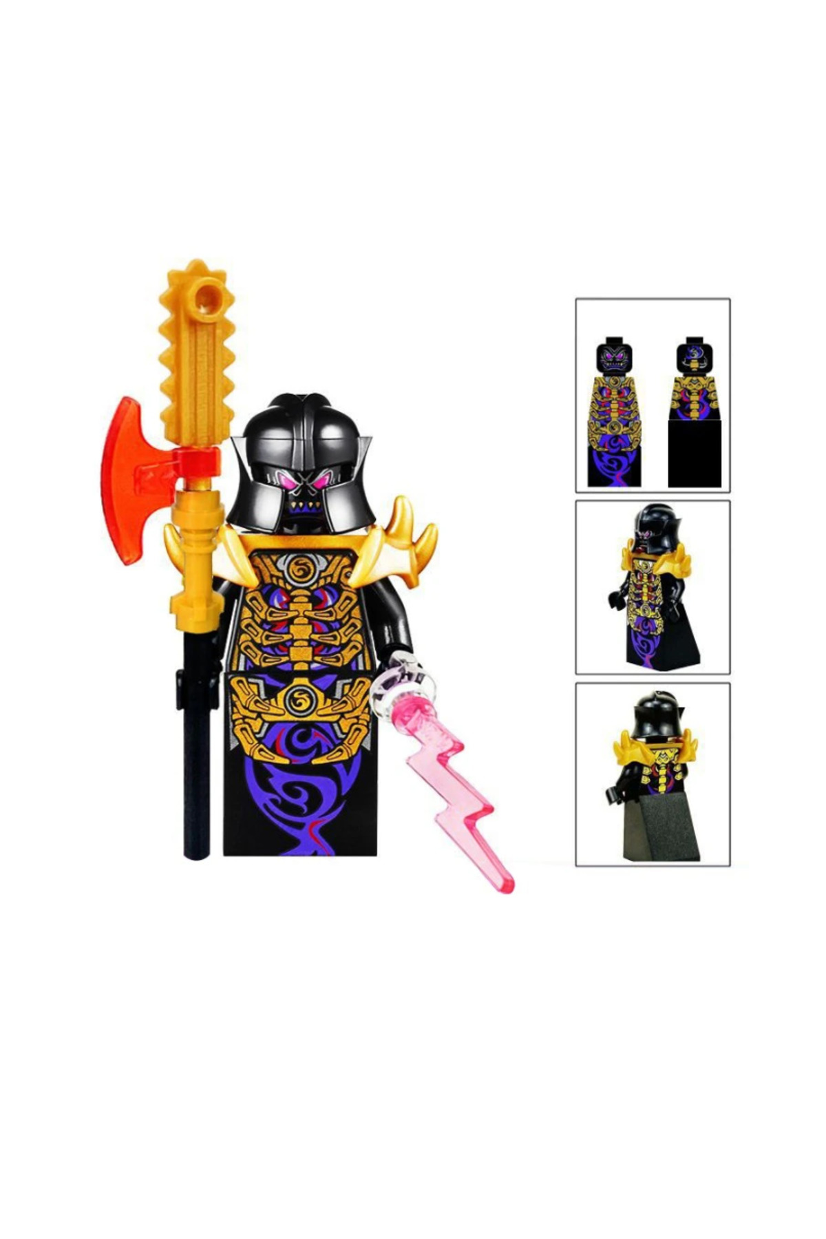 yamanS Store Ninja Overlord Golden Master Rebooted Figür Yapı Blok
