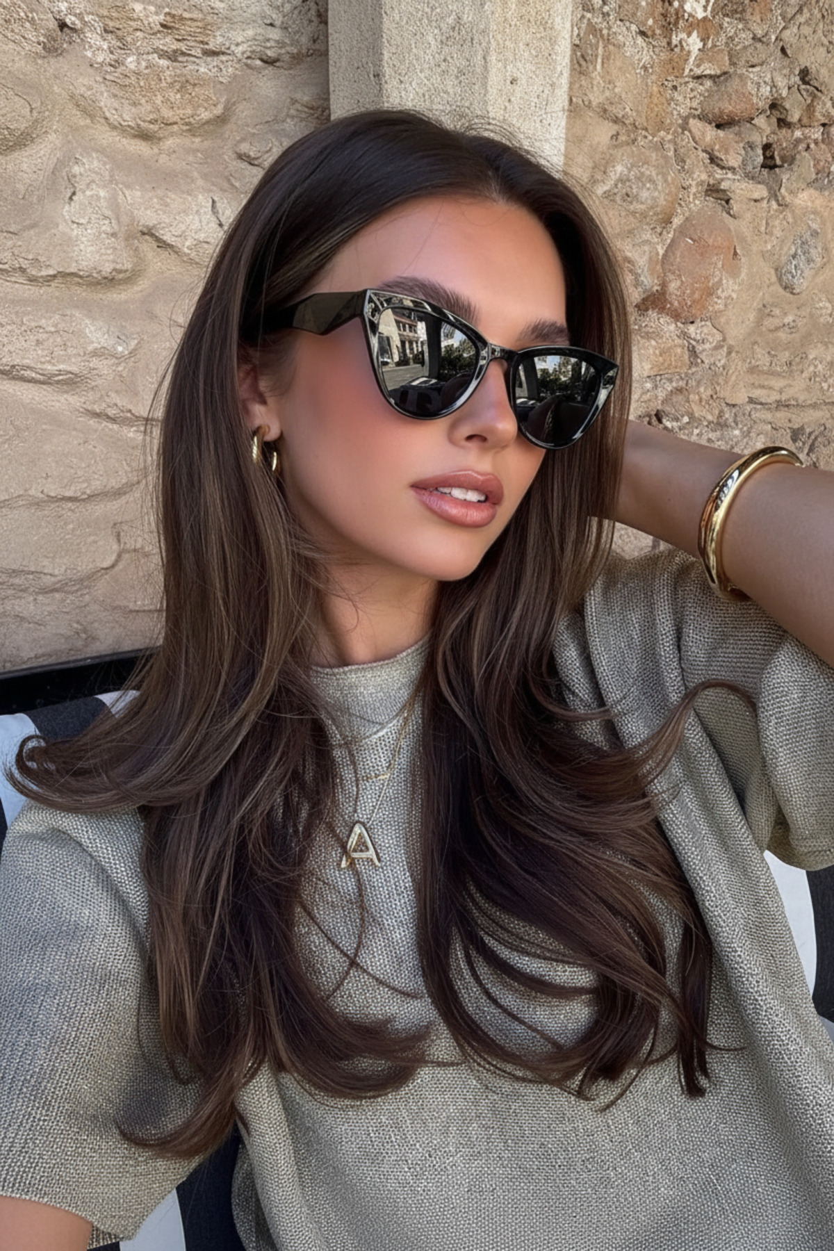 Leom Black Women's Sunglasses Uv400