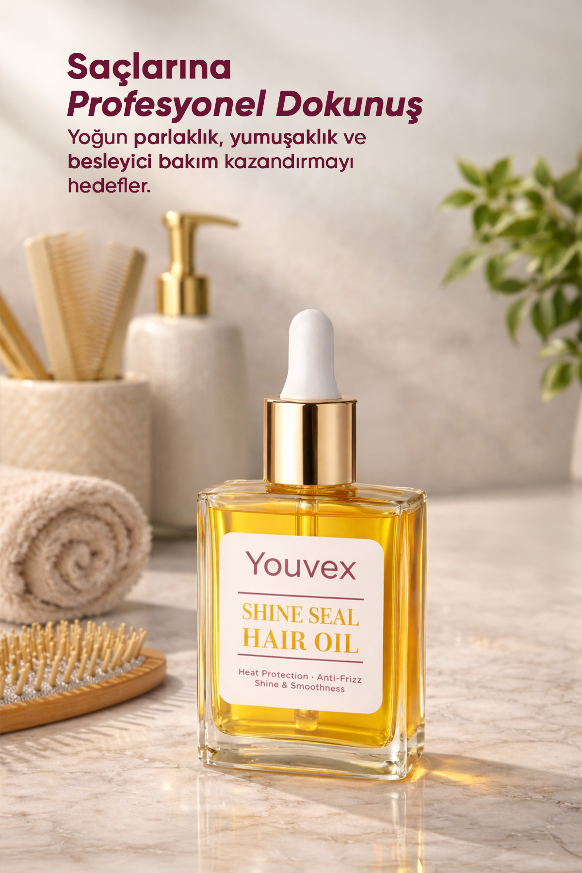Shine Seal Saç Bakım Yağı 50 ml — 8684272194098 — تصویر 3 از 9