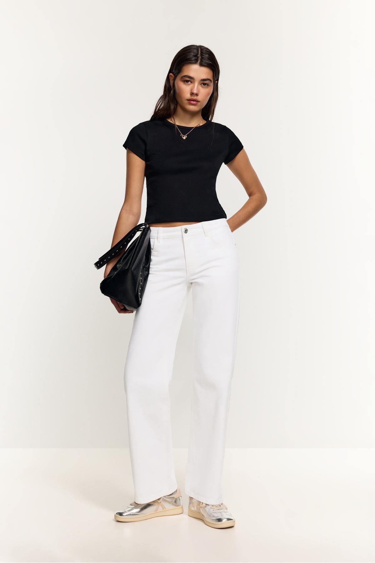 LEFTIES  Yıldız detaylı straight jean