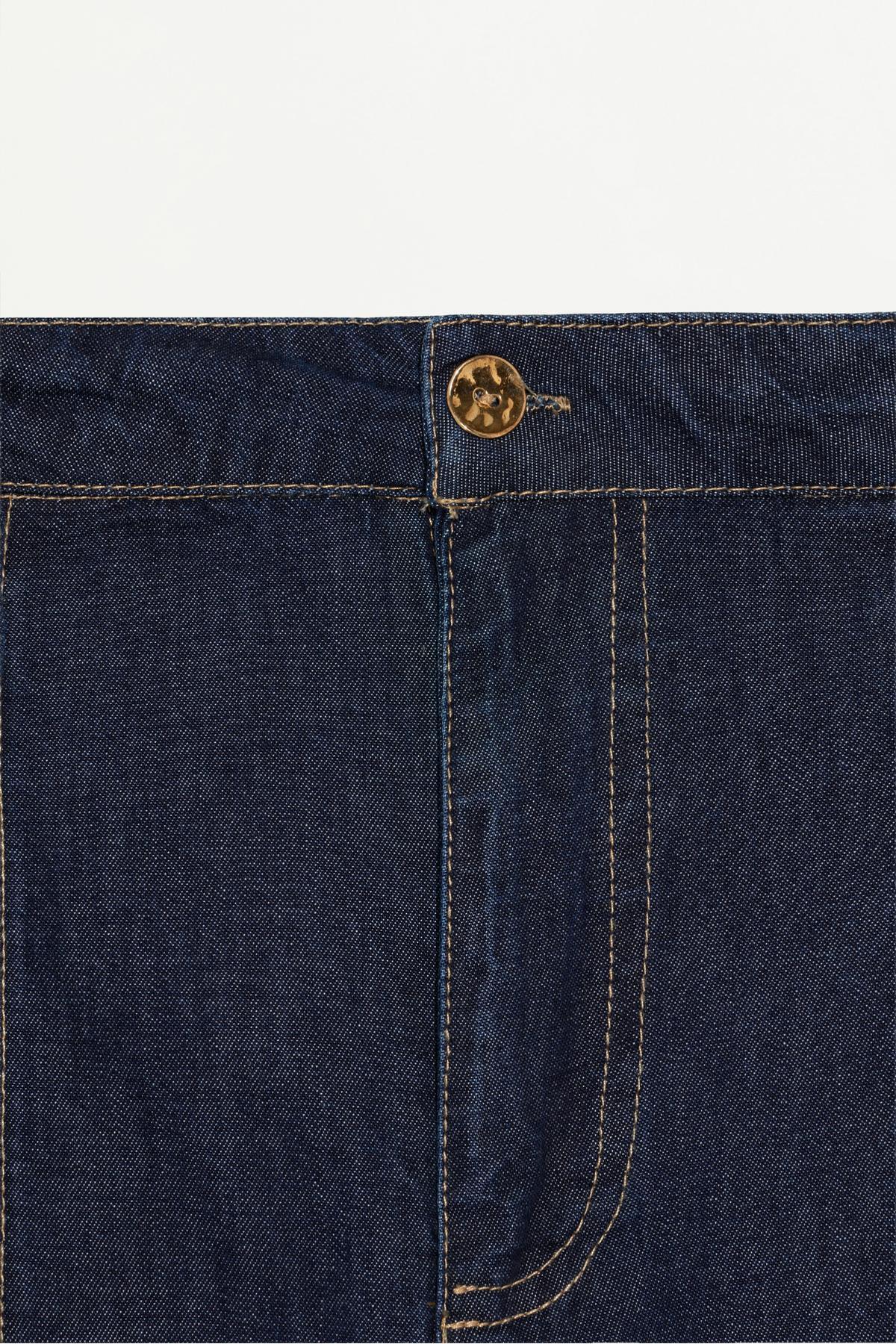 LEFTIES  Hafif palazzo denim pantolon - Görsel 7