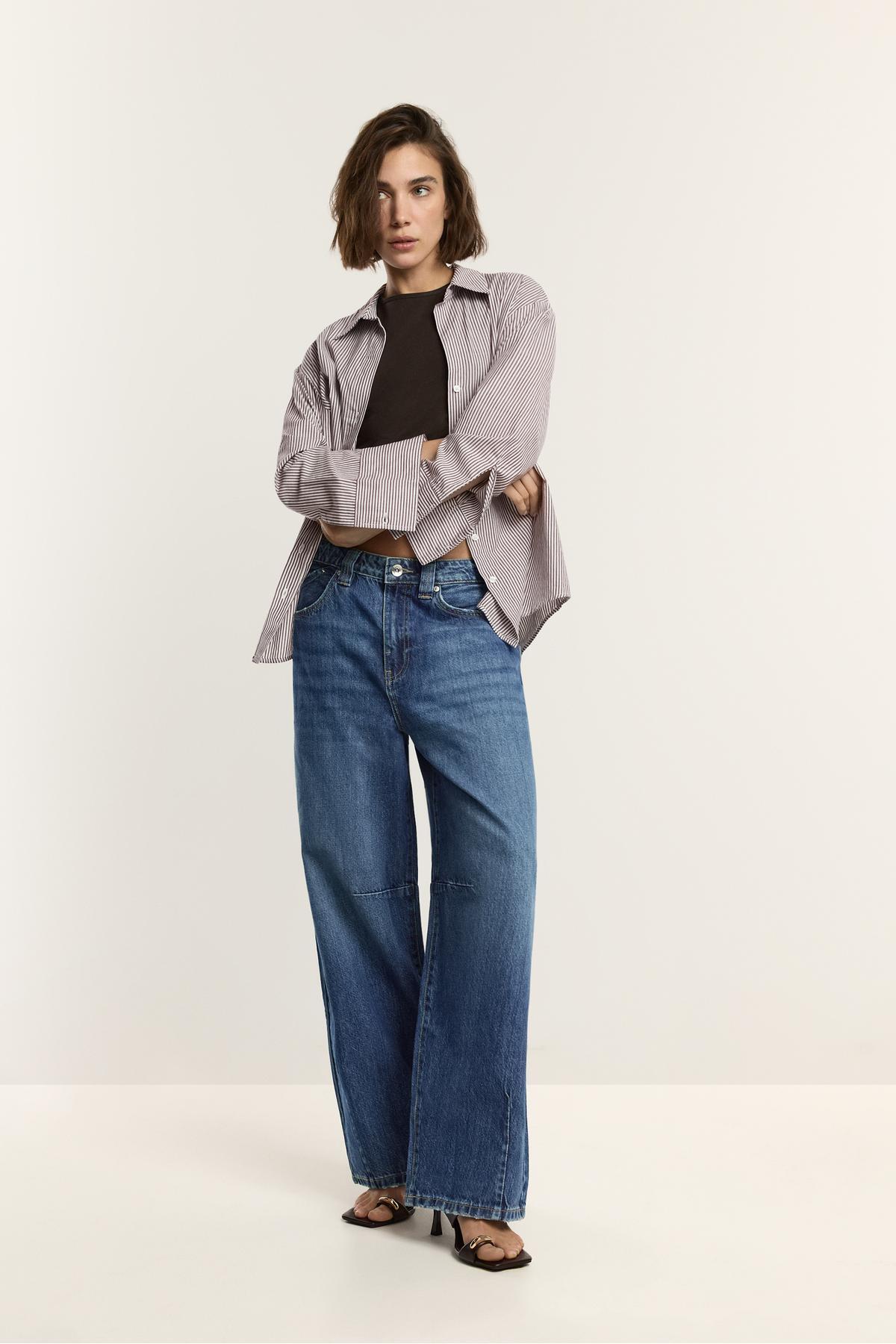 Barrel cut jean