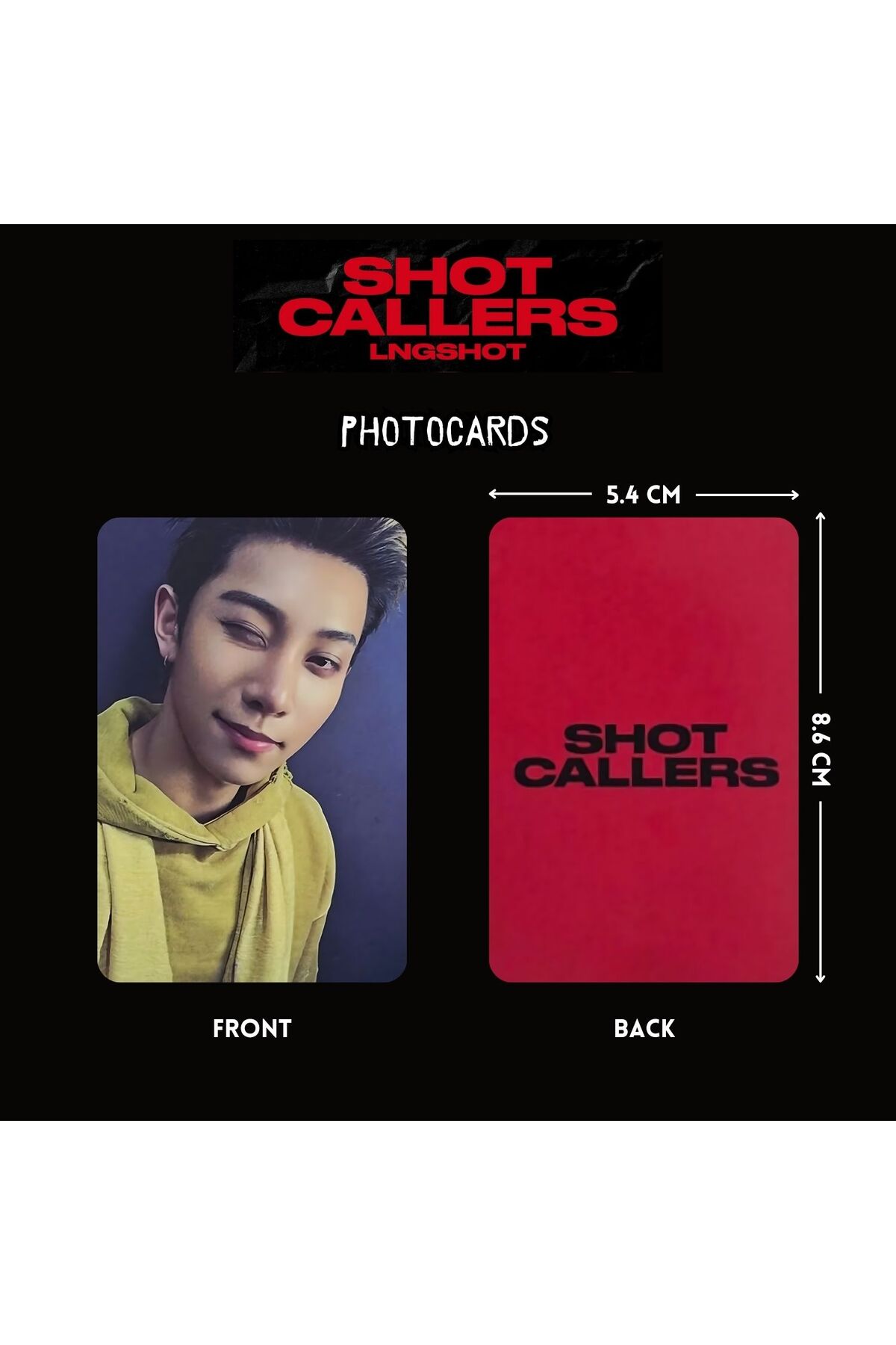 Kpop Dünyasi LNGSHOT '' Shot Callers '' Photocards Set 1 - Fiyatı