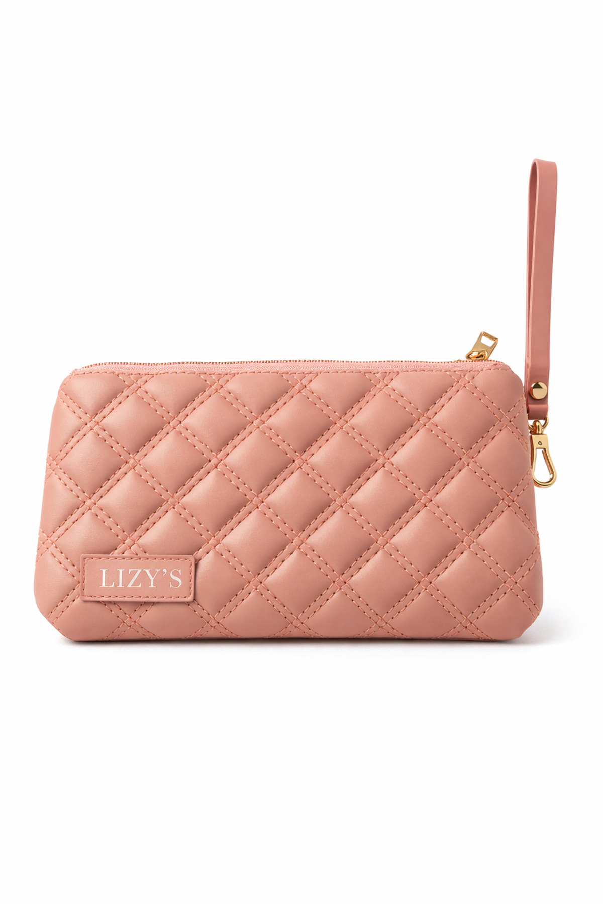 lizy's Makyaj Portföy Clutch Çanta Suni Deri görsel 3
