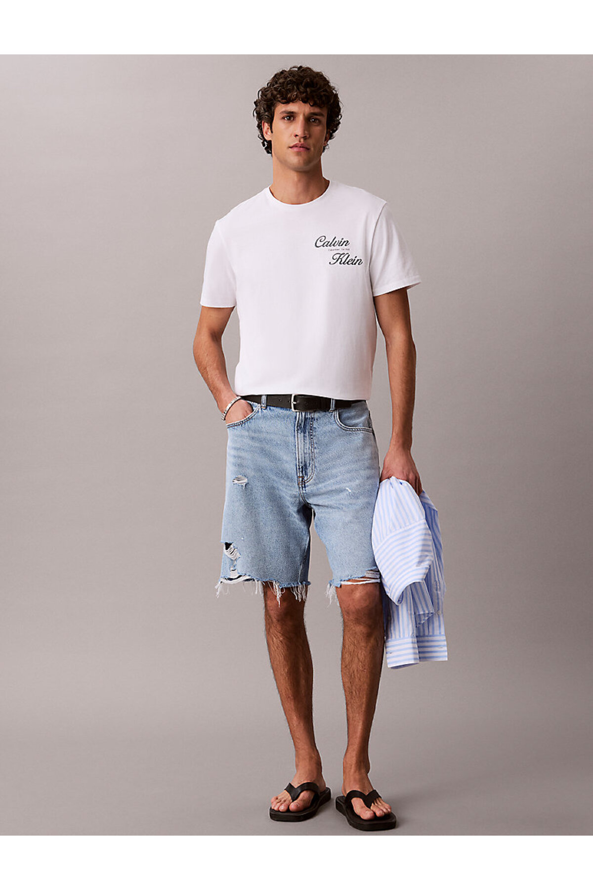 تیشرتمردانهCalvin Kleinسفید