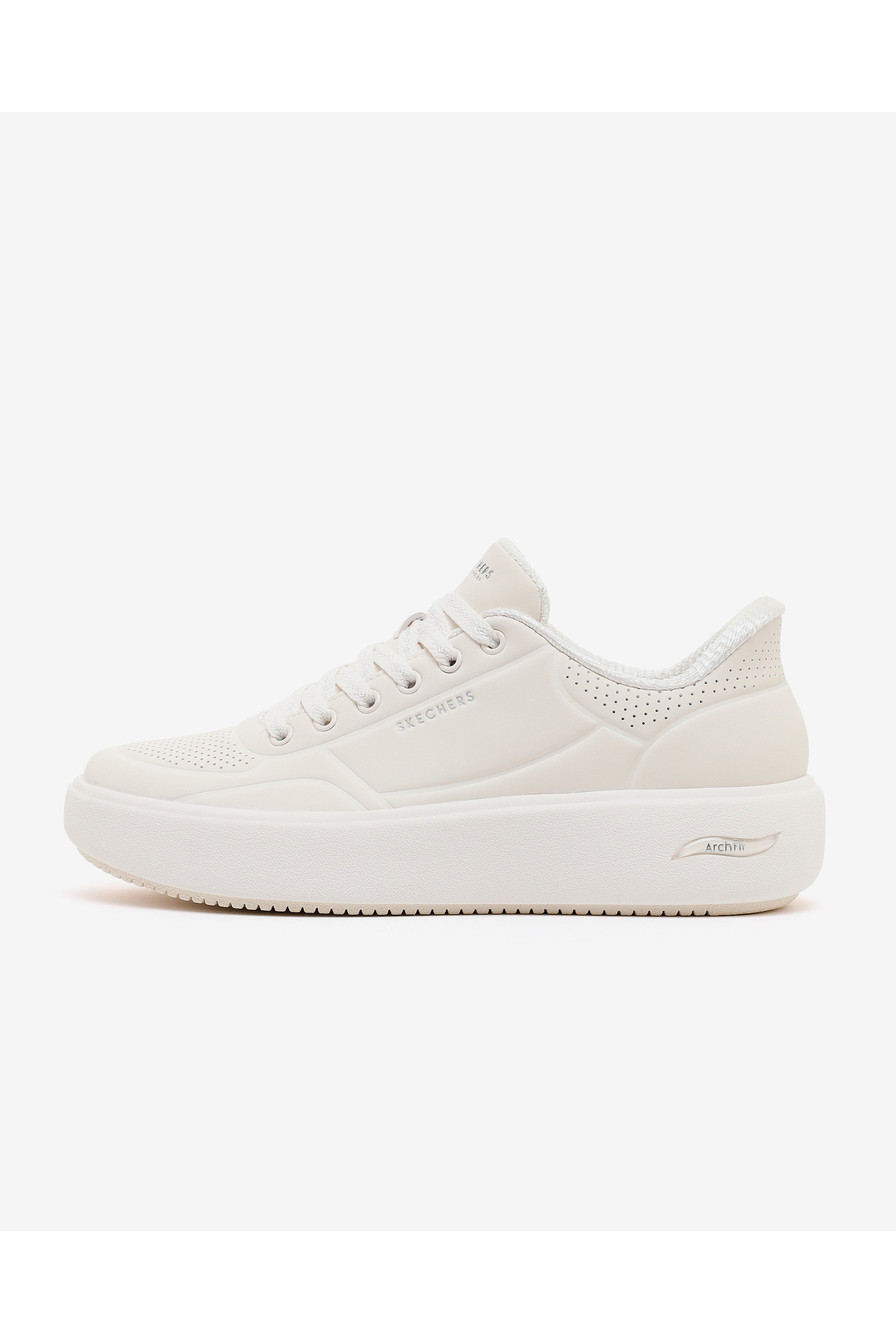 しろ Skechers ARCH FIT HORIZON COURT Kadın Beyaz Sneakers 185440 OFWT