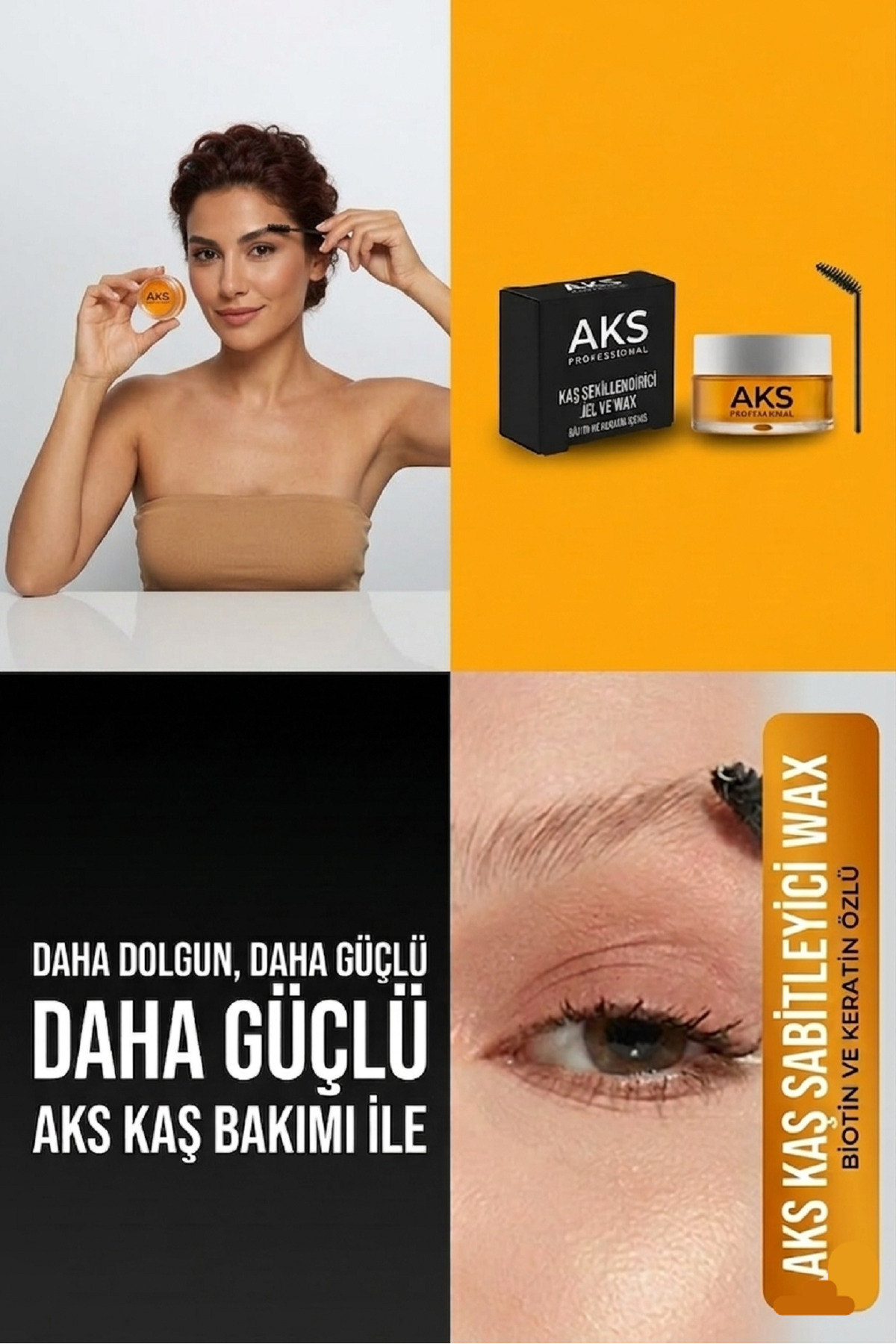 Kaş Şekilendirici Brow Wax — خاکستری 53465465454 — تصویر 2 از 2