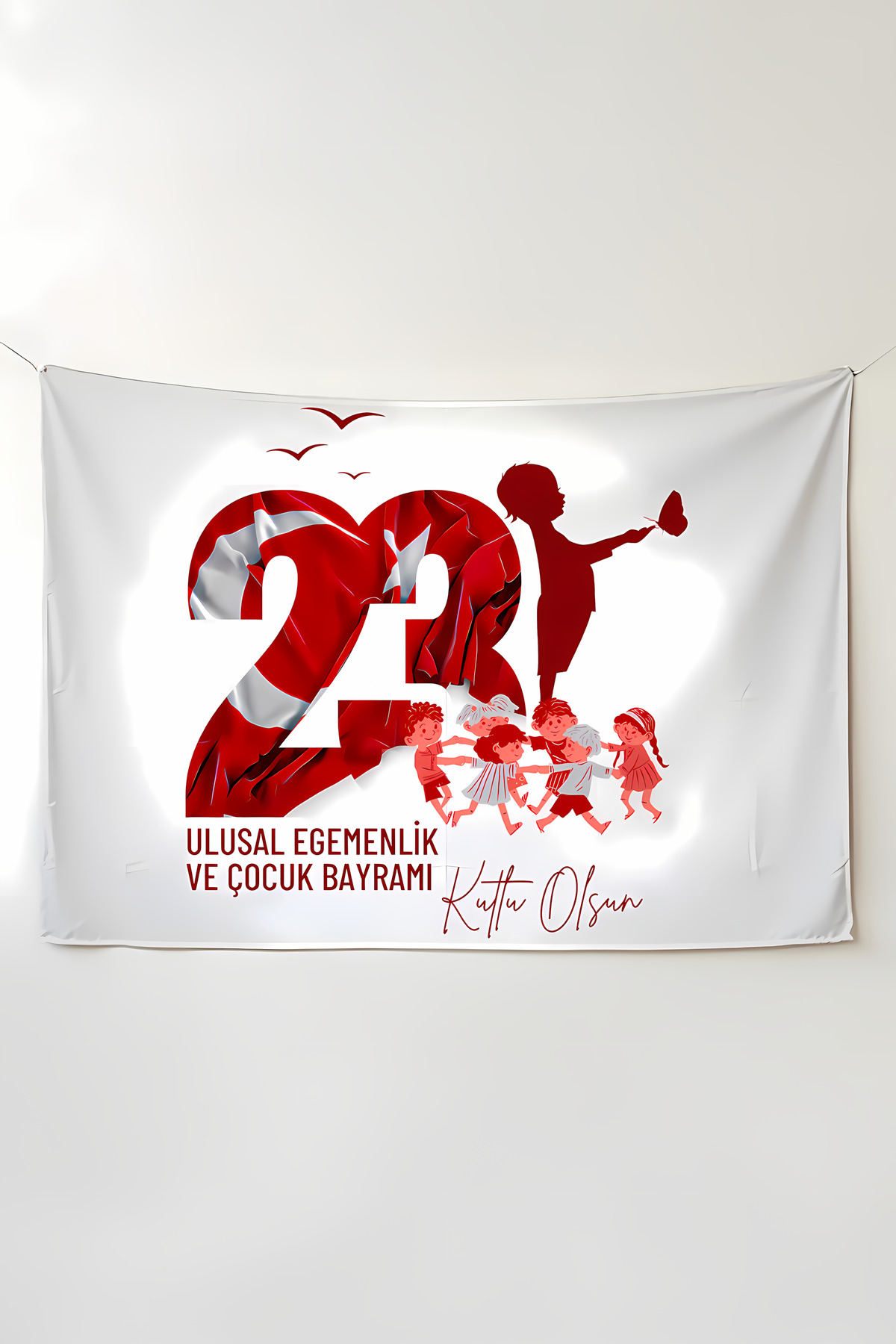 April 23 Flag Themed Aesthetic Wallcovering β Anime Room Decor Tapestry Oversized Wall Decor