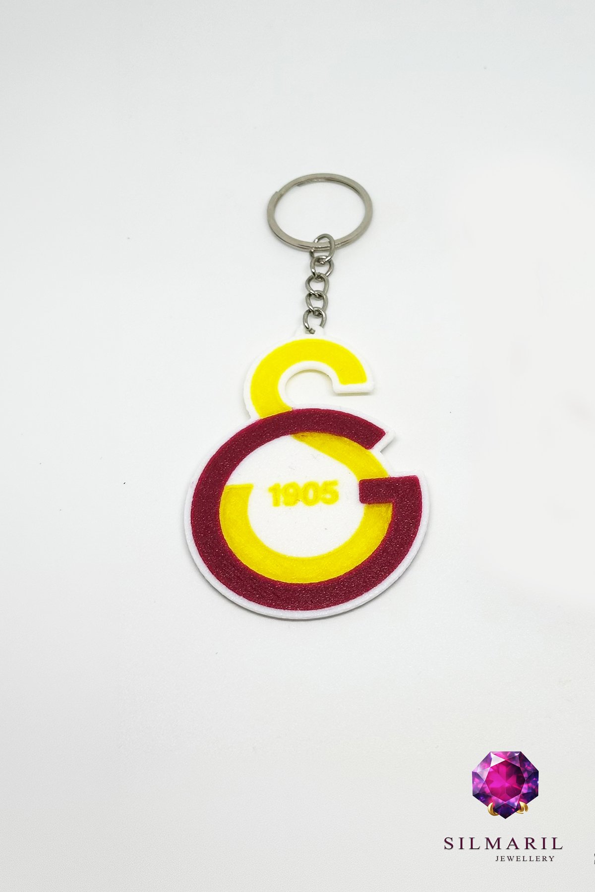 Sarı Kırmızı Taraftar Tespih Seti | Kristal Tespih + GS Anahtarlık Kombin Seti | Galatasaray — Silmaril Store (8)