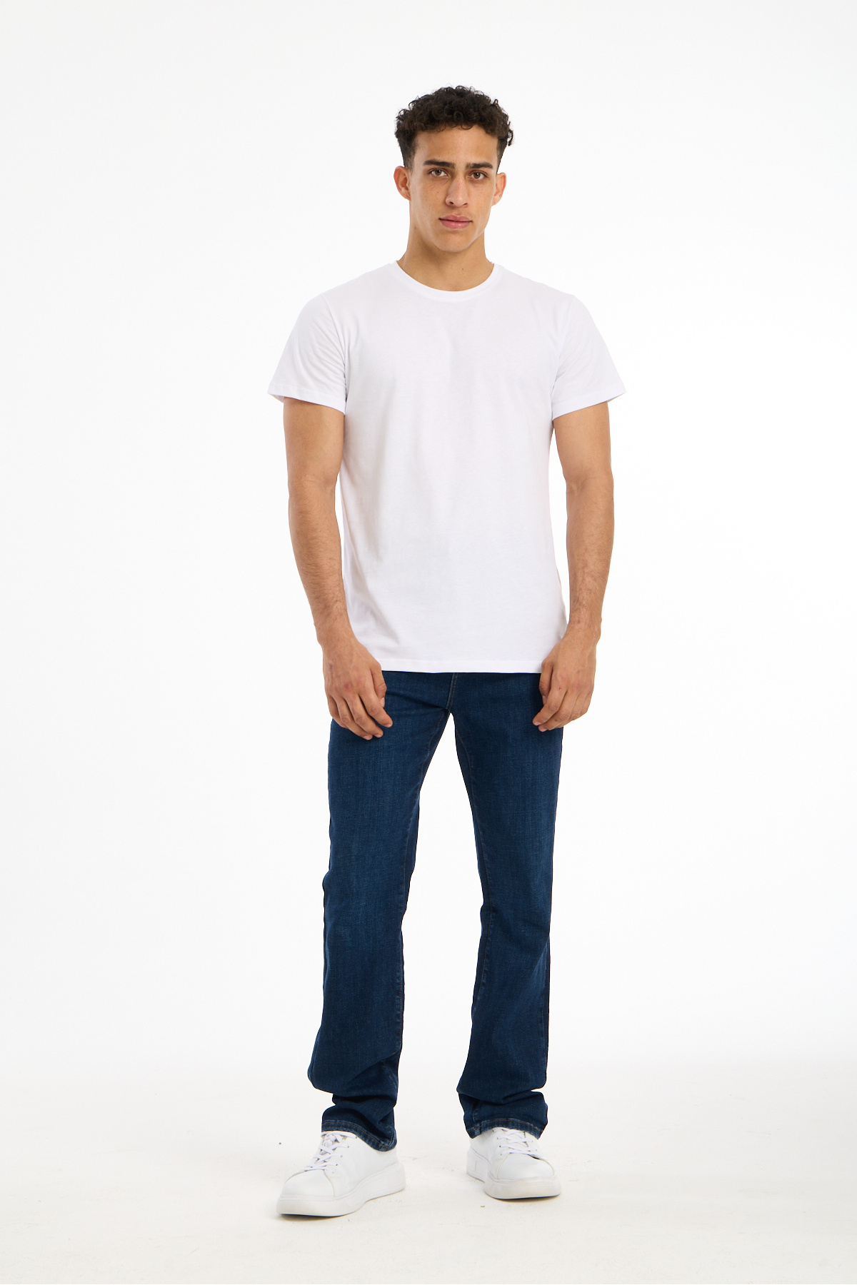 Nord Saga  SNÖFLINGA YÜKSEK İSVEÇ KALİTESİ Regular Kesim %100 Pamuk Beyaz Bisiklet Yaka Premium Tişört/T-Shirt - Görsel 7