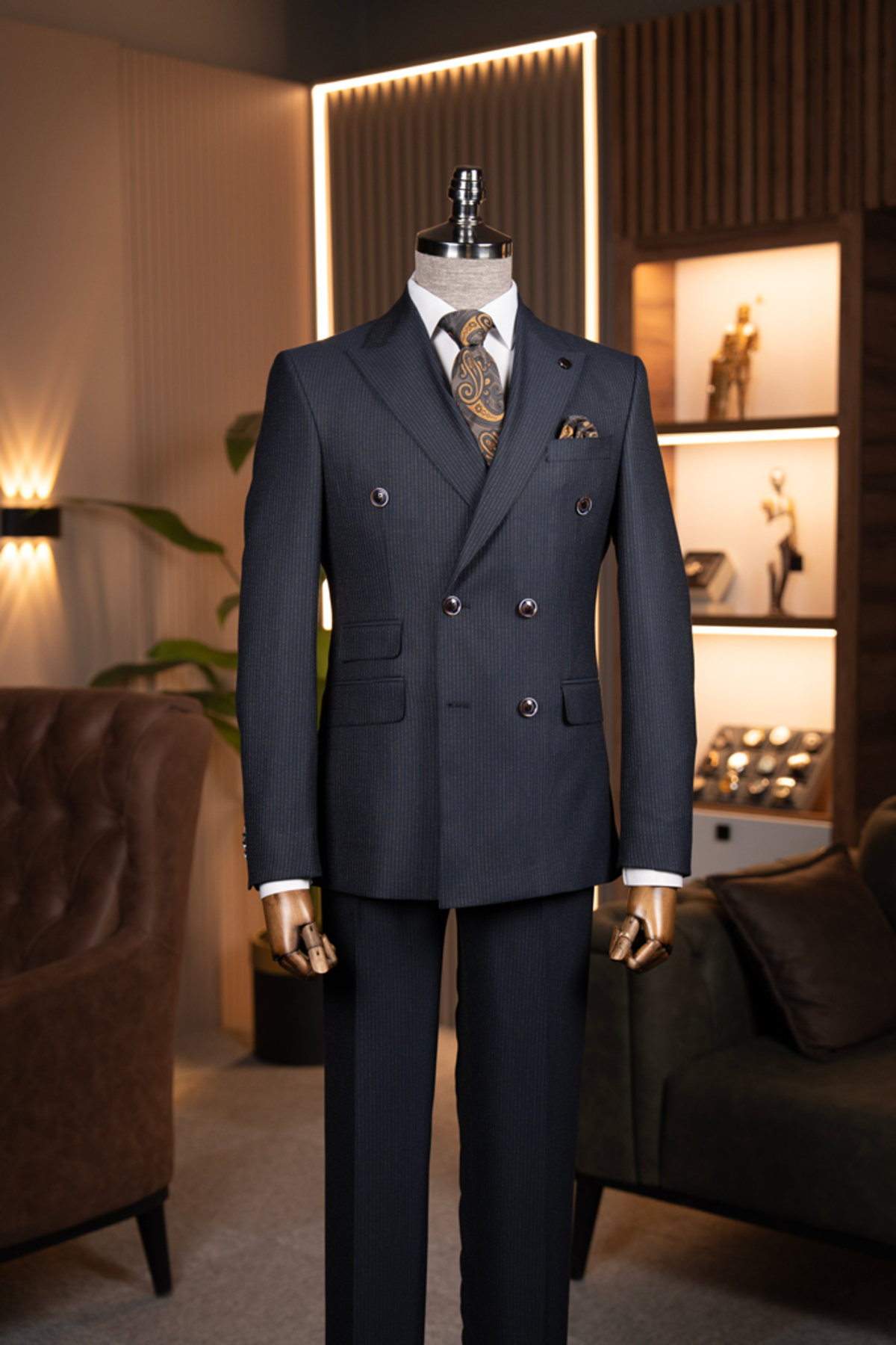 terzi ayhan Exclusive Kruvaze Takım Elbise –SlimFit 1 beden büyük tercih ediniz. — سرمهای T01-KTA07