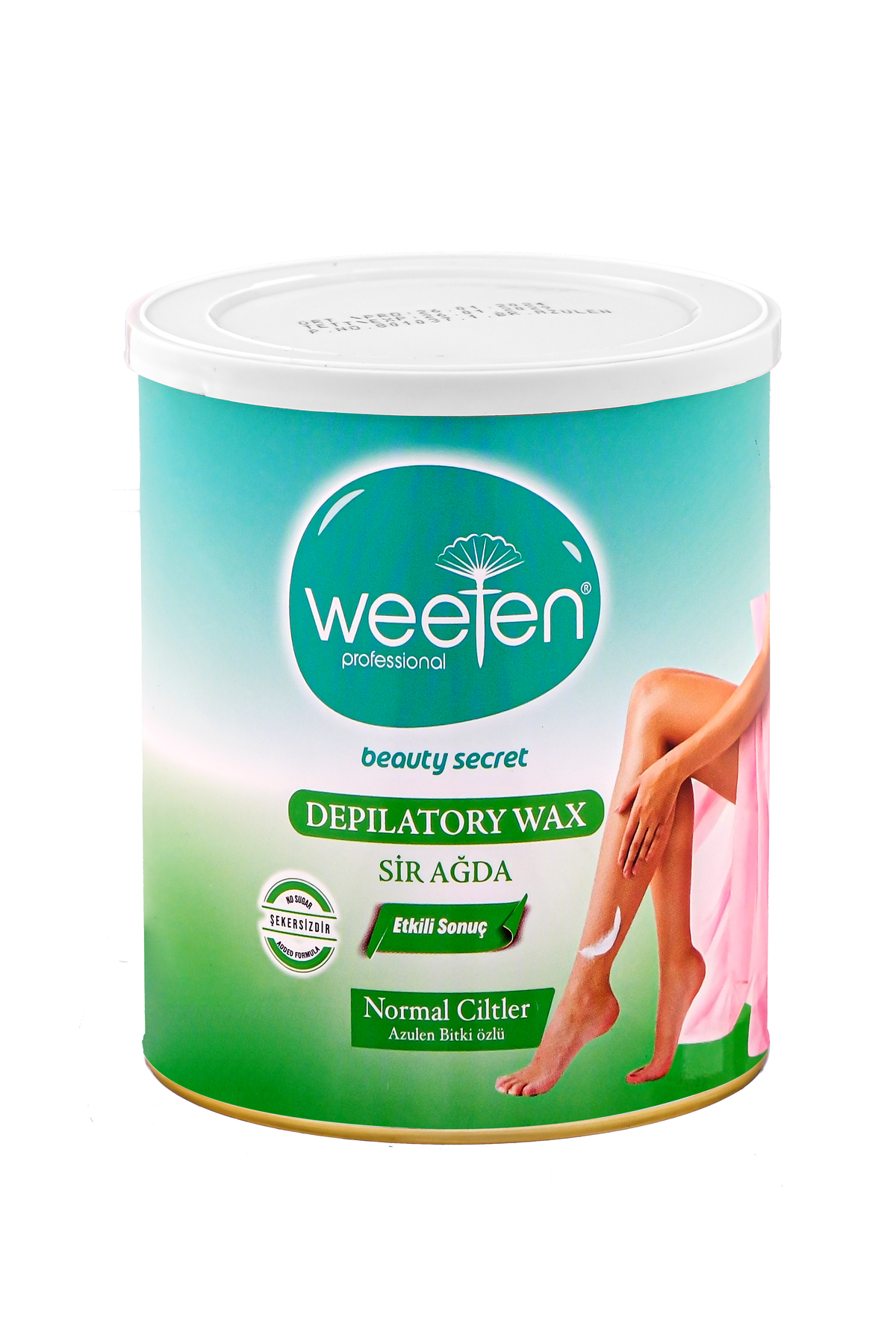 Weeten Professional Azulen Sir Ağda Konserve Hassas Ciltler İçin Pürüzsüz Etki 800 ML — BİEN800YEŞİL