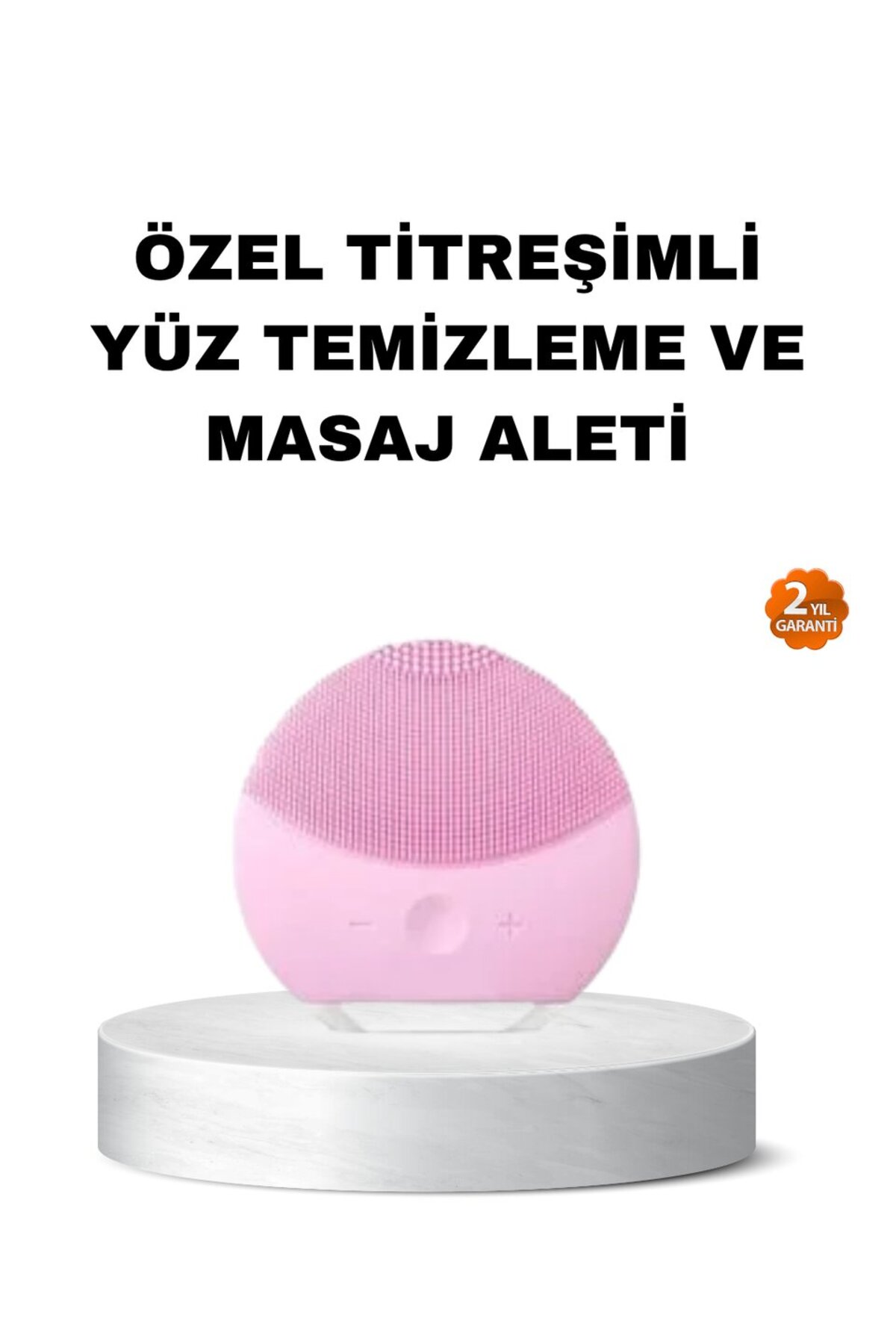 Silikon Yüz Temizleme ve Masaj Aleti – Su Geçirmez Taşınabilir ve Cilt Dostu