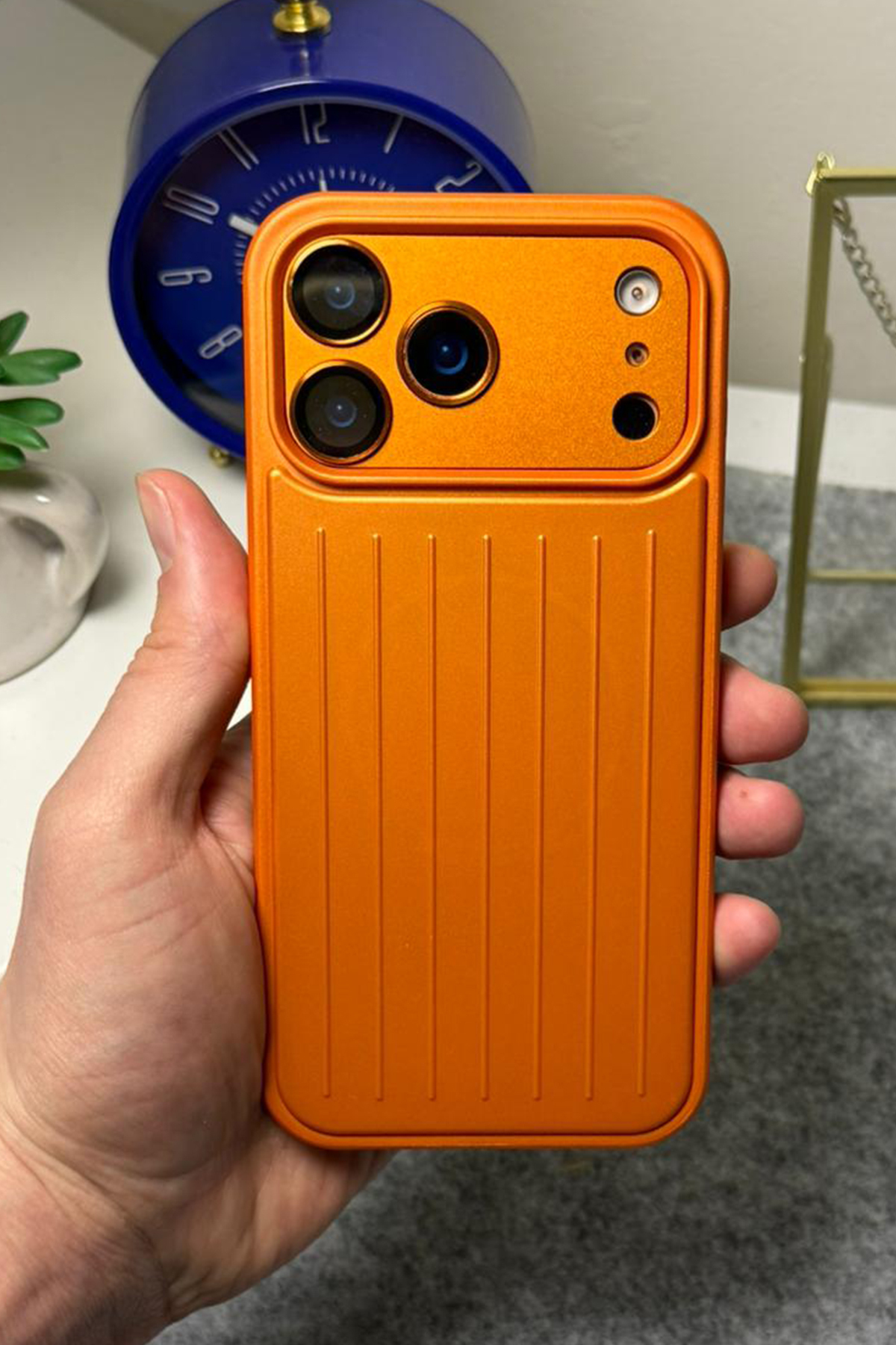 WANNA PROTECT İphone 17 Pro Max Uyumlu Rimowa Çizgili Premium