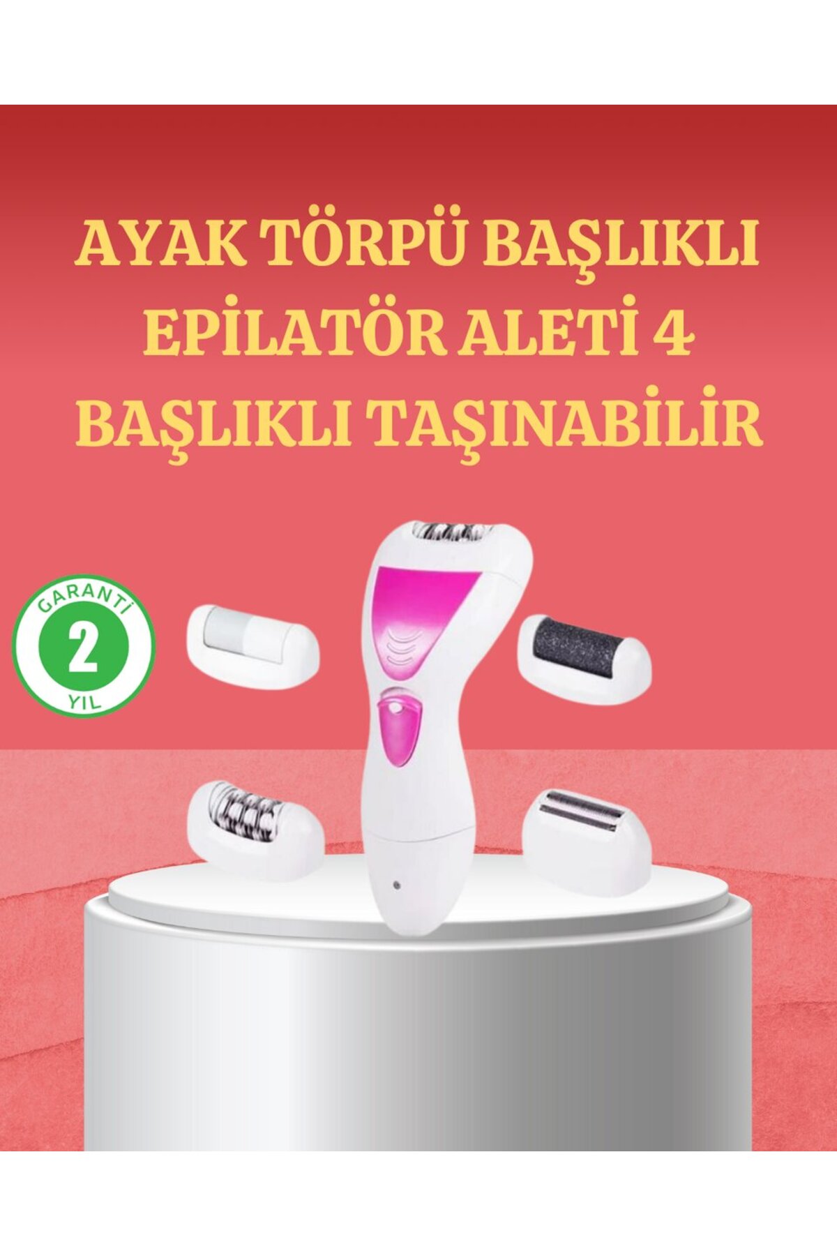 Genel Markalar 4 Başlıklı Kablosuz Şarjlı Epilasyon Cihazı - Af9930-9352