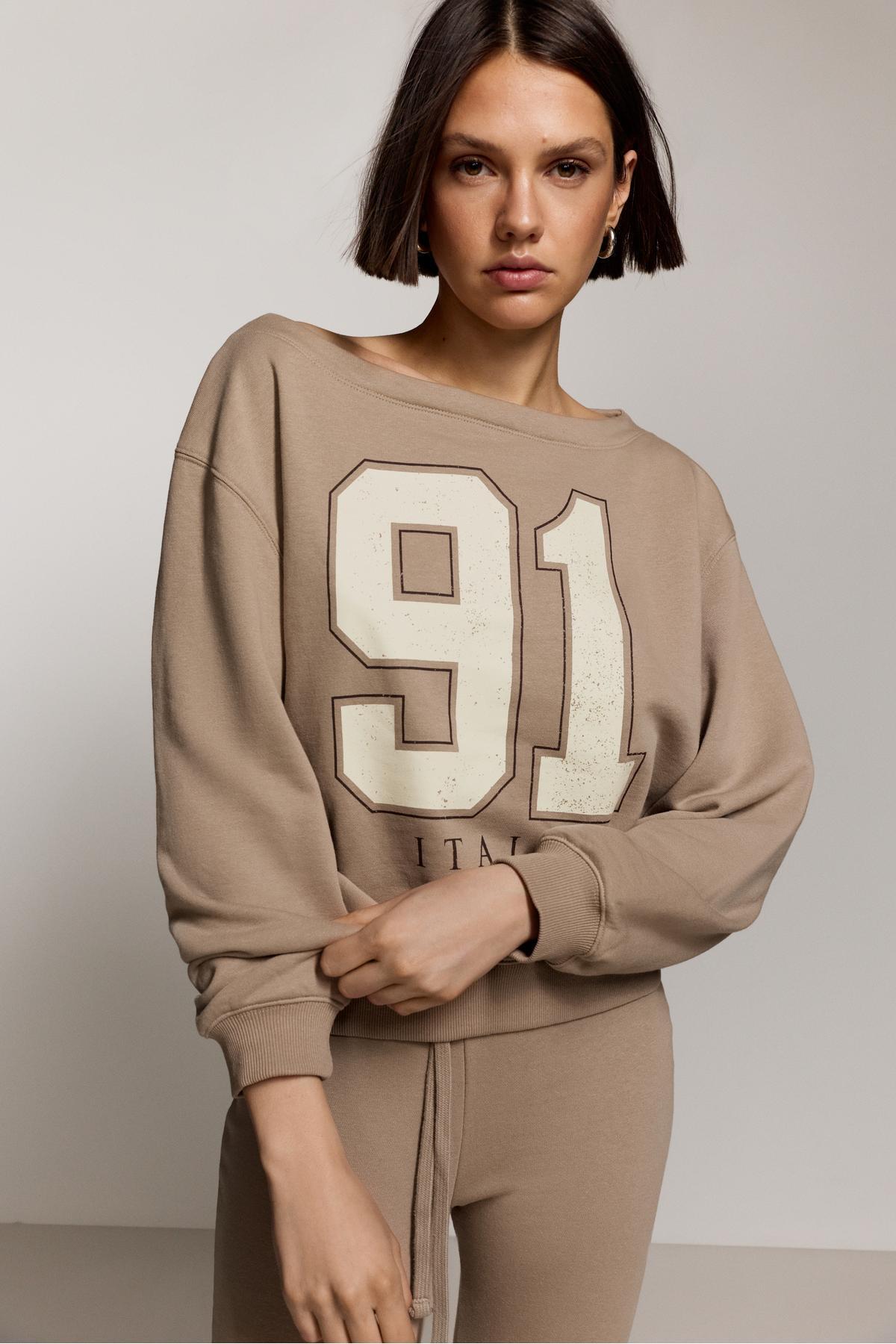 Printed sweatshirt
