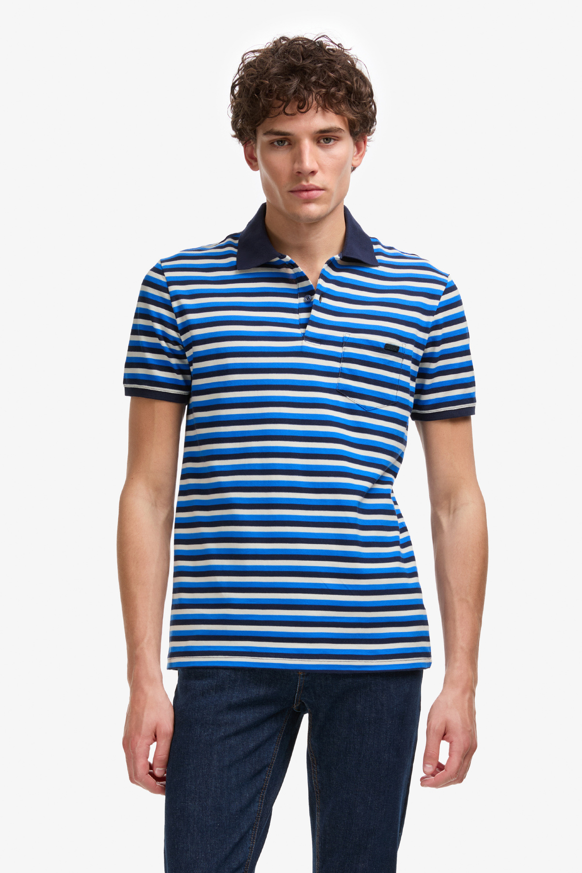 U.S. Polo Assn. Men's Saks Regular Fit Polo Neck T-Shirt 50324802-Vr032