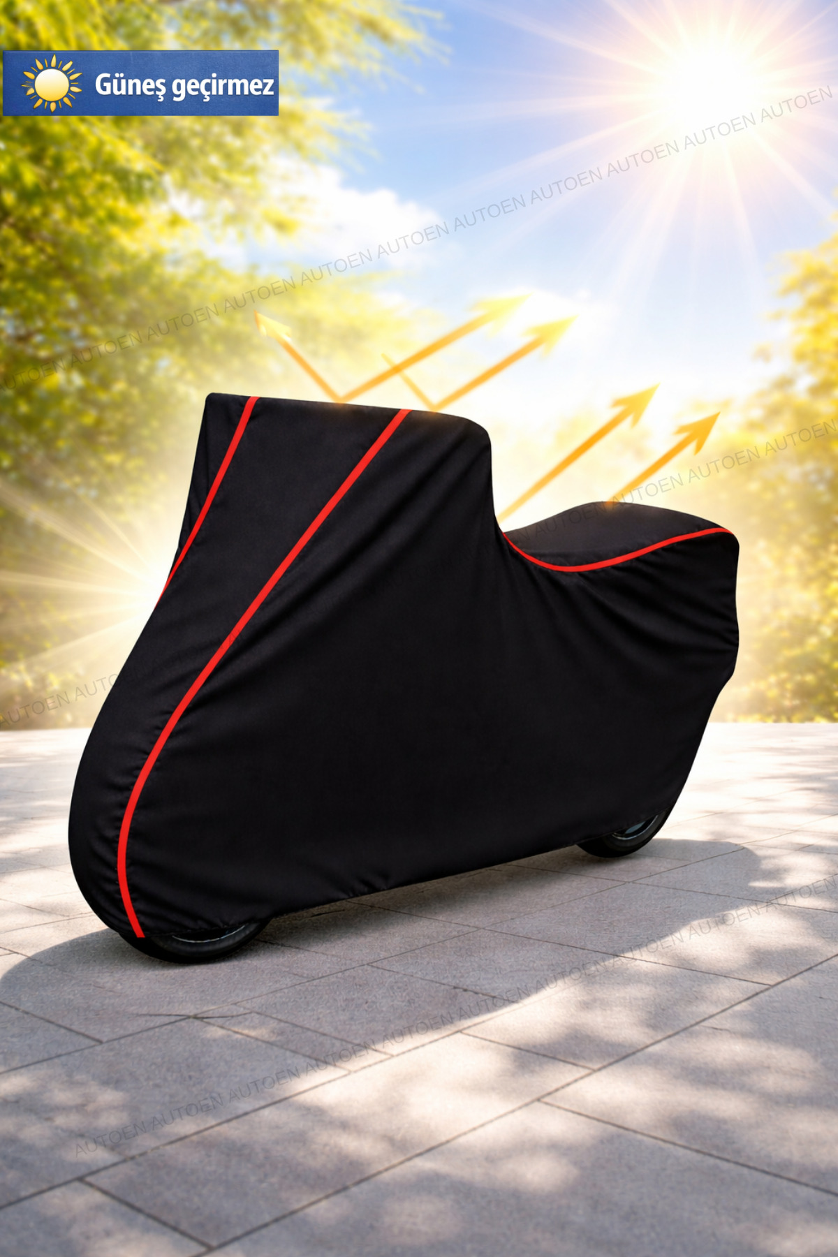 AutoEN Red Strap Kawasaki Ninja Zx-4Rr 40Th Anniversary Black Bag