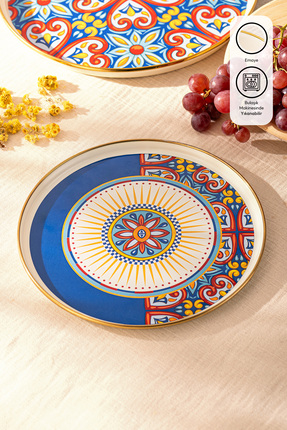 Emsan Solemar Emaye Servis Tabağı 26 cm