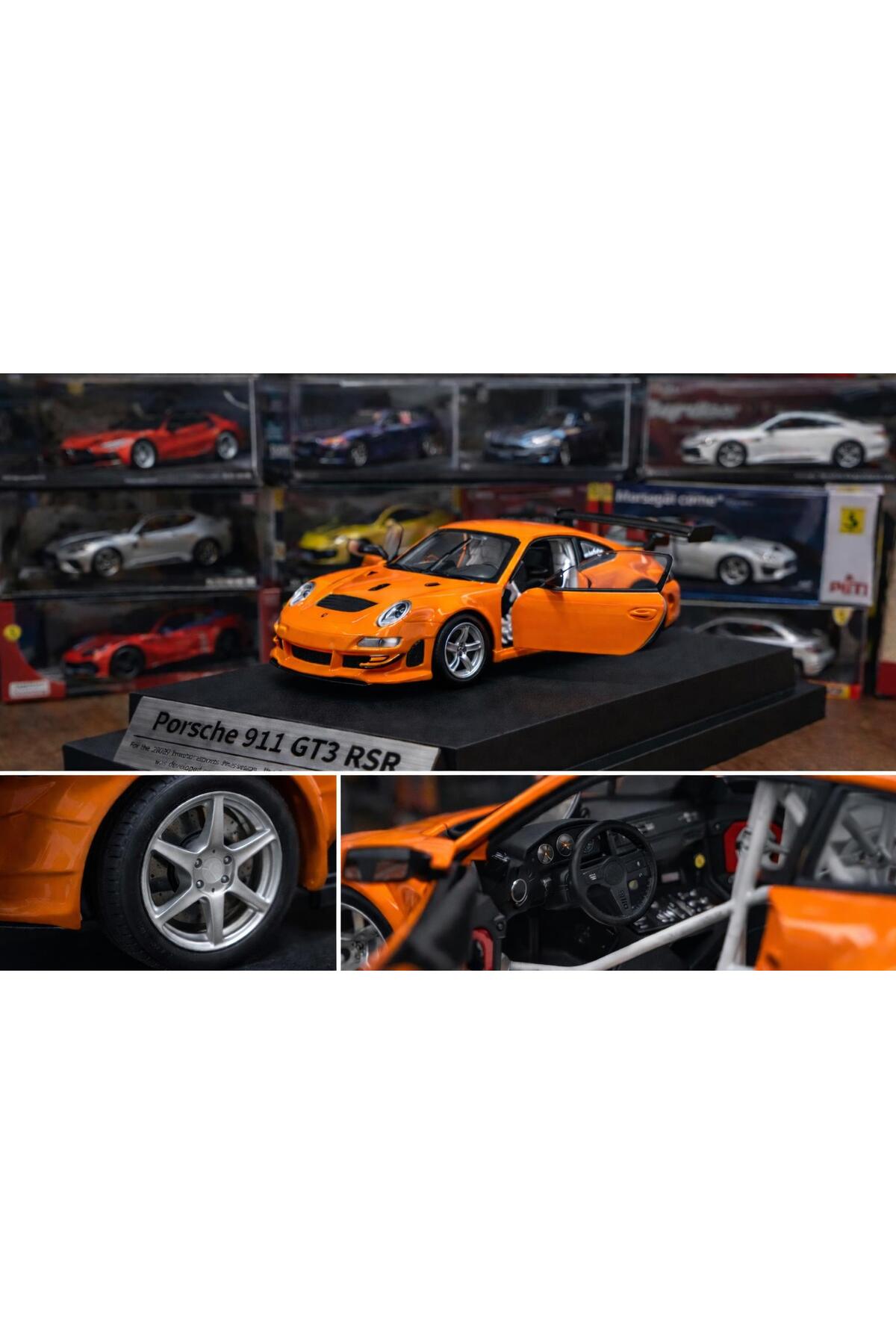 scntoys PORSCHE 911 GT3 DİECAST MODEL ARABA AÇILAN KAPILAR KUTULU