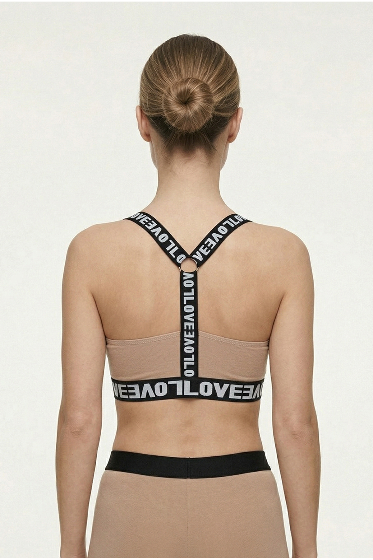 HNX Kadın Pamuklu Spor Büstiyer 2’li Paket, Esnek, Lastik Detaylı, Günlük Konfor, Desteksiz Bralet görsel 3