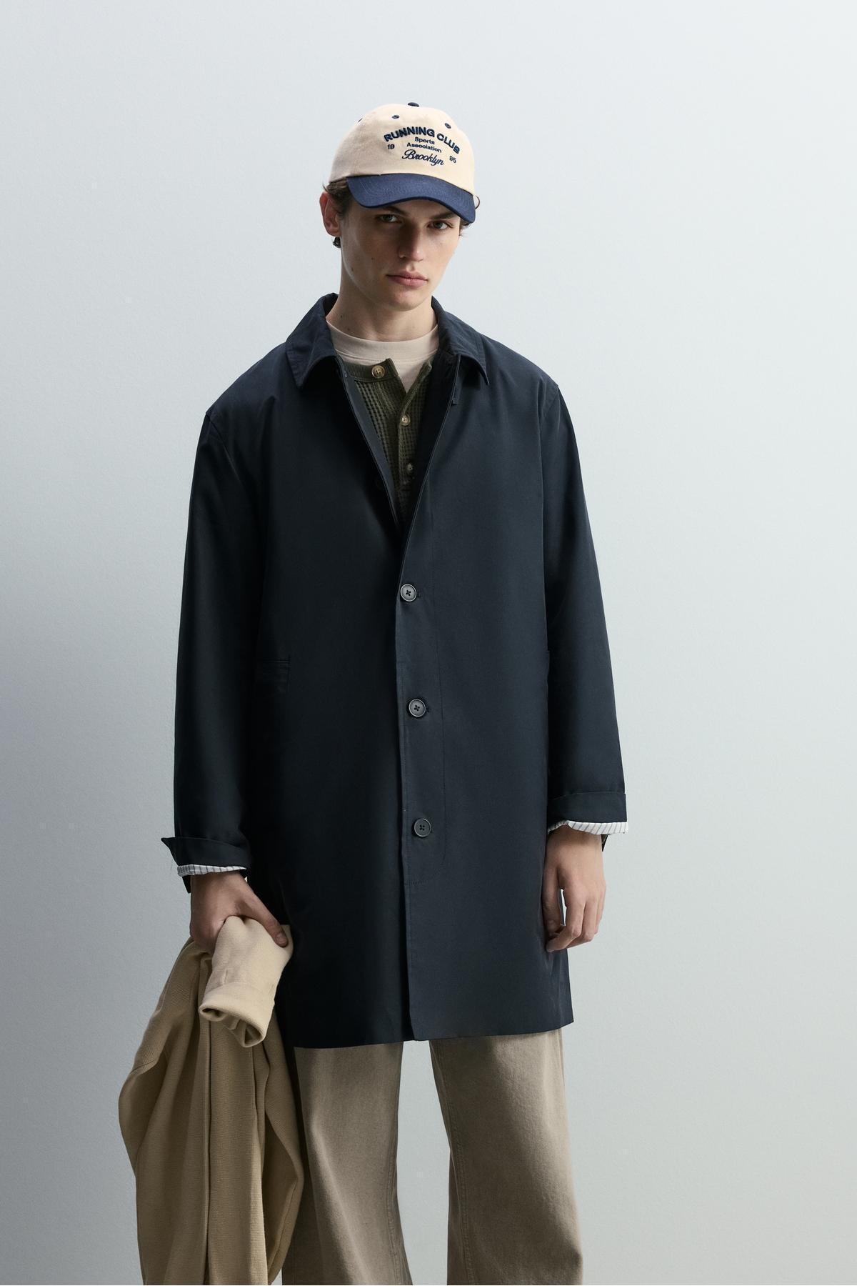 LEFTIES  Düz trençkot