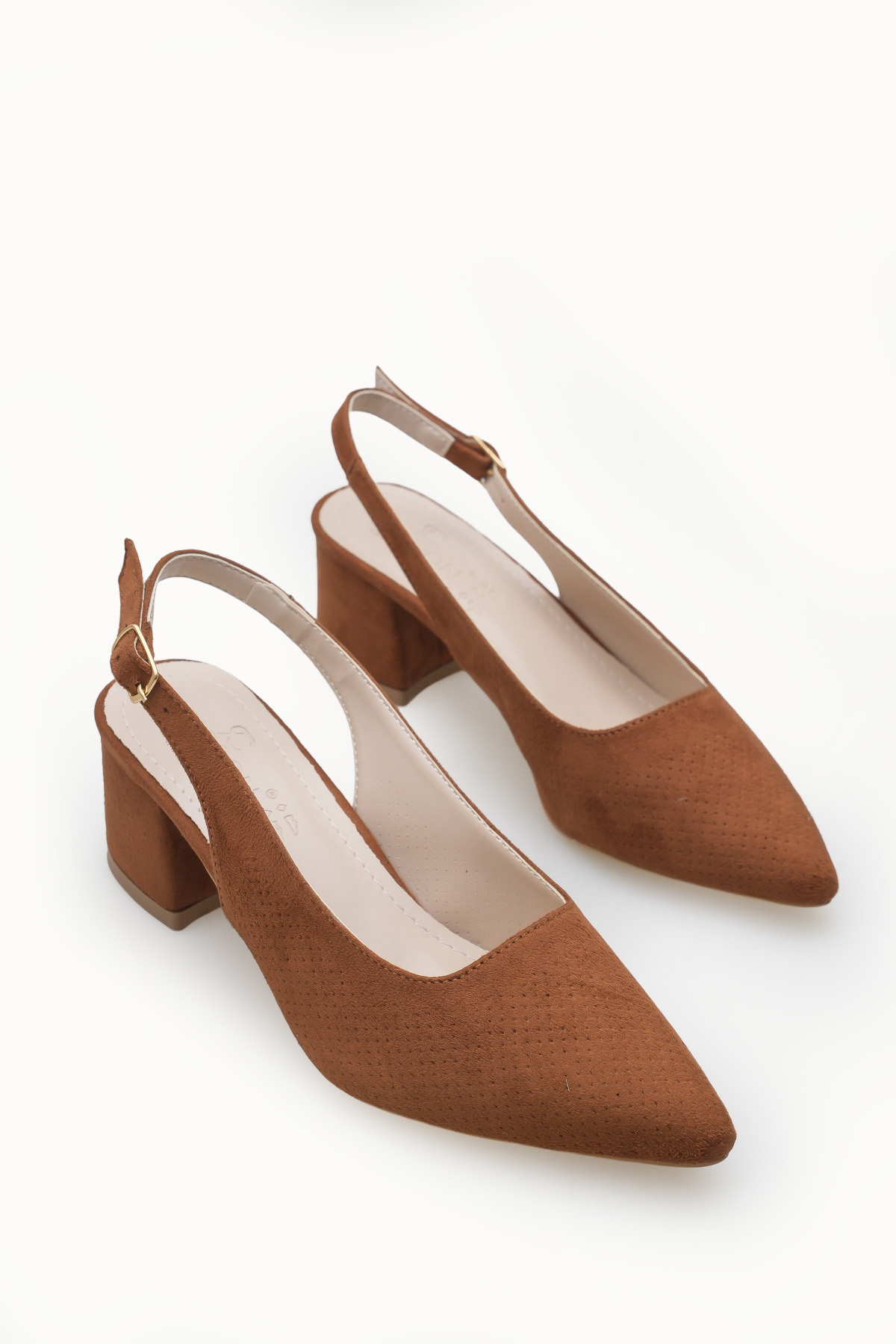 Riccon  Kadın Sivri Burunlu Arkası Açık Topuklu Ayakkabı 0012451