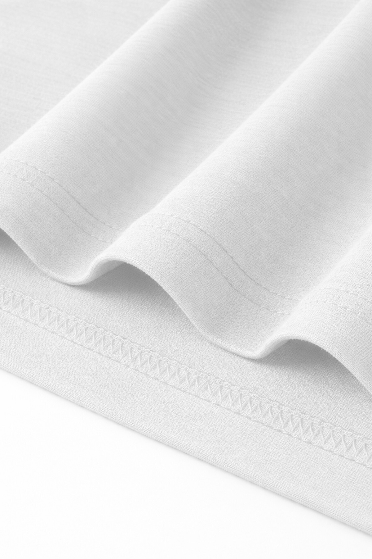 GHASSY CO Erkek Balıkçı Yaka Pamuklu Likralı Vücuda Oturan Uzun Kollu Slim Fit Günlük Tişört görsel 5
