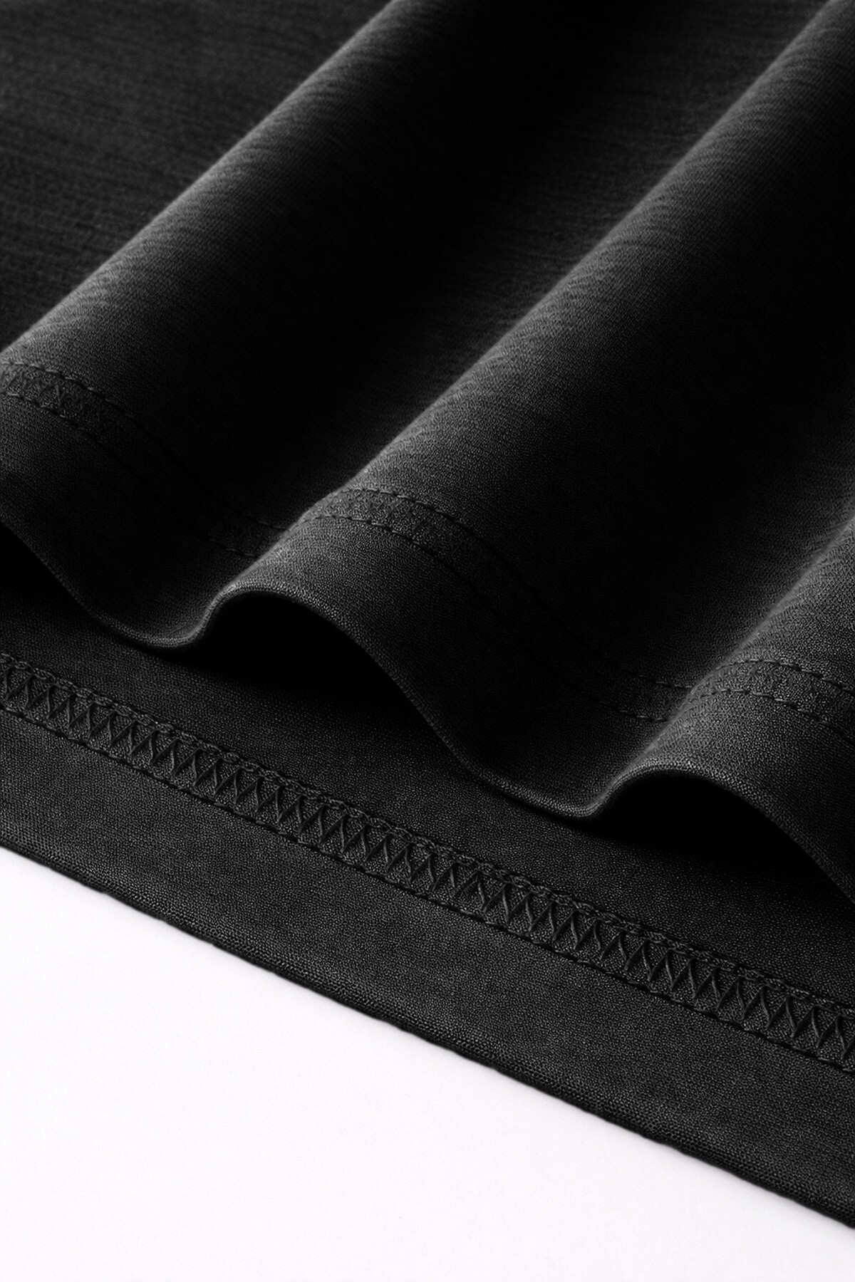GHASSY CO Erkek Balıkçı Yaka Pamuklu Likralı Vücuda Oturan Uzun Kollu Slim Fit Günlük Tişört görsel 5