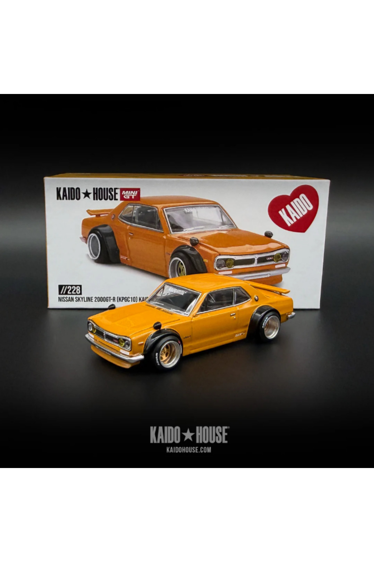 ミニカー Kaido house Nissan skyline 2000GT-R ミニカー