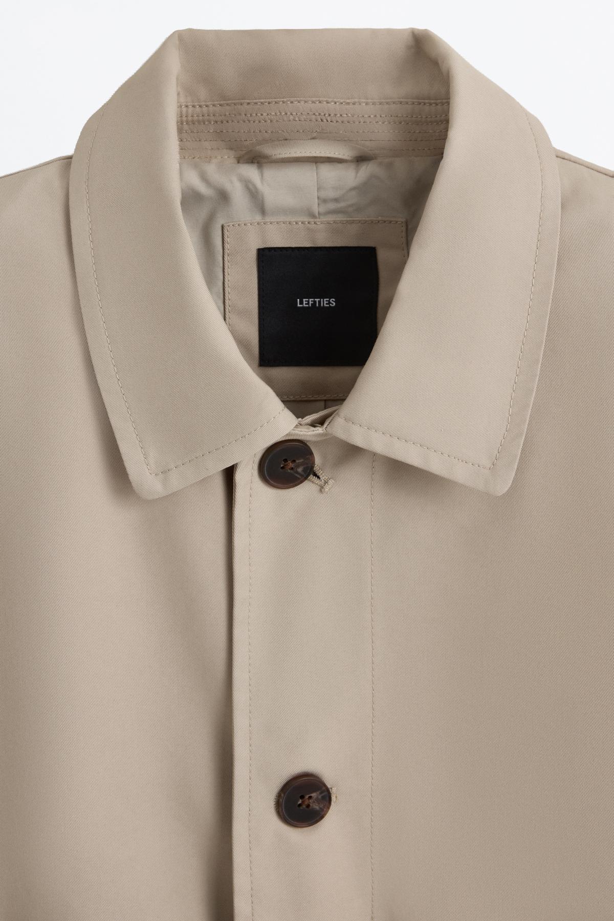 LEFTIES  Düz trençkot - Görsel 8