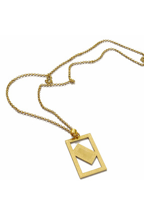 JİMNY JEWELRY ARCANA Çelik Uzun Zincir Kolye