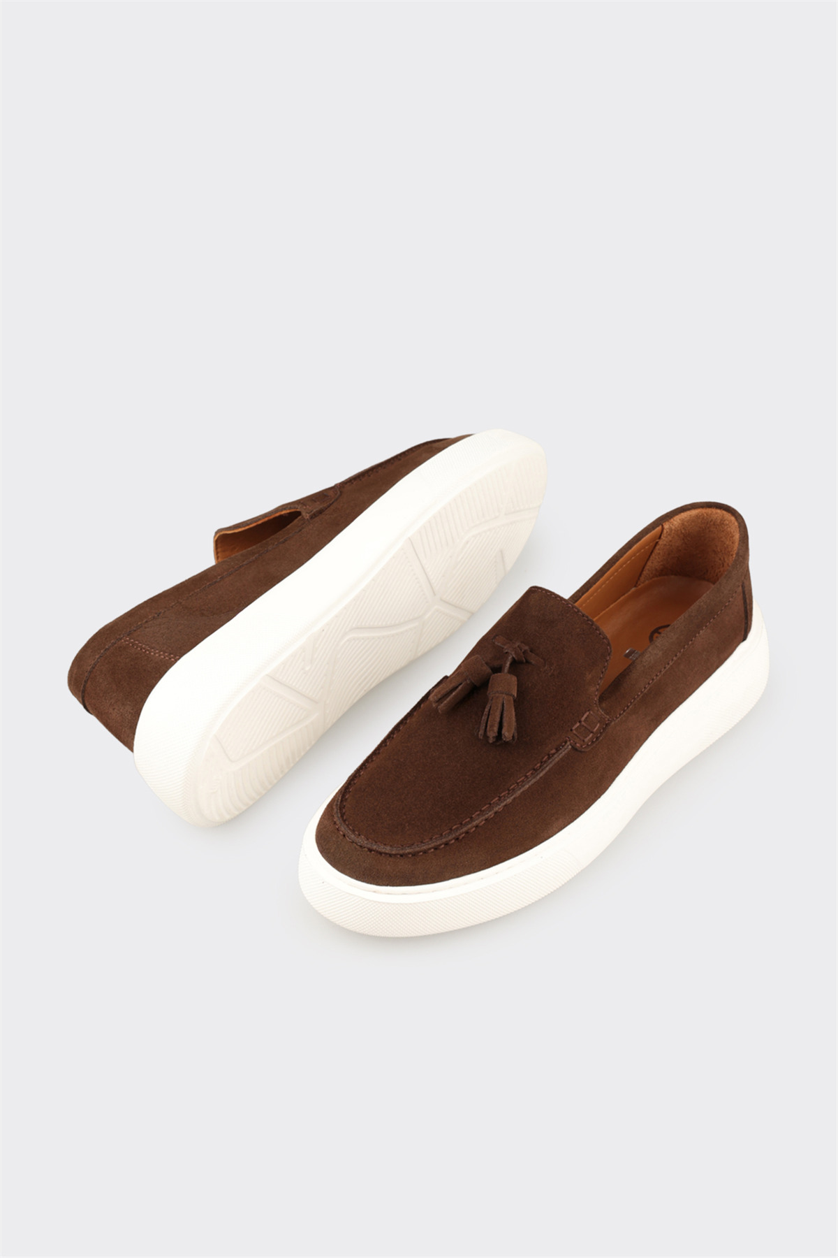 Elle Shoes Kahve Deri Erkek Günlük Ayakkabı görsel 3