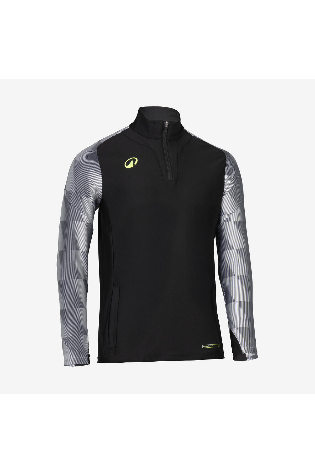 Decathlon Kipsta Yetişkin Futbol Sweatshirtü - Siyah/Gri - Viralto Dop