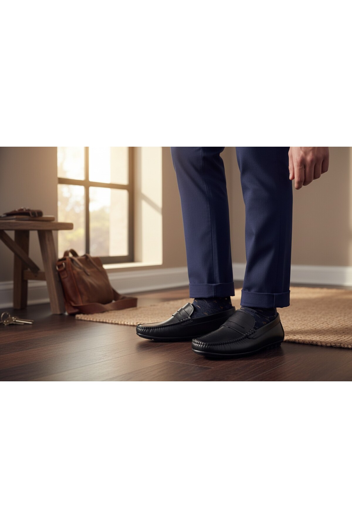 Verla  Ortopedik Tabanlı Saraçlı Loafer Ultra Rahat Günlük Klasik Ayakkabı - Görsel 3