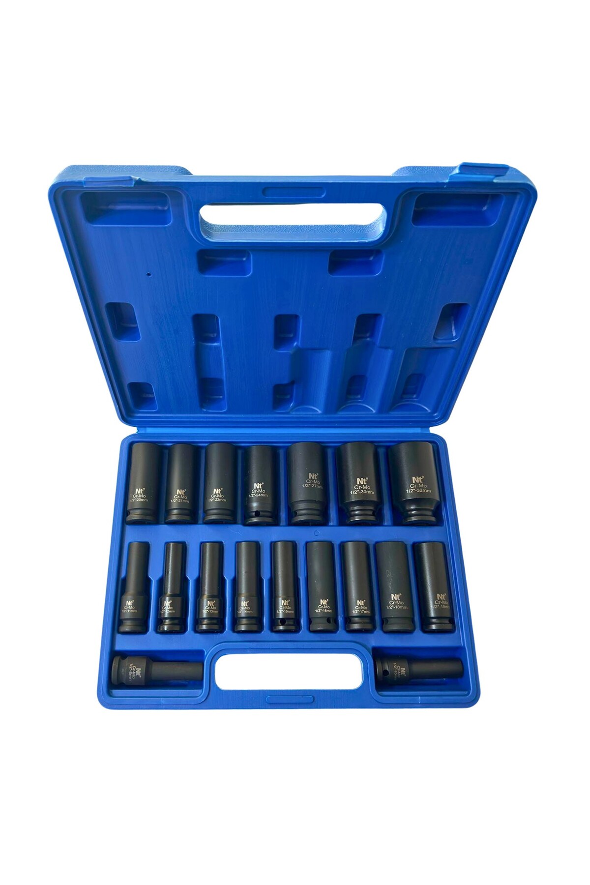 Nt Tools NDSET12U 1/2 Altı Köşe Uzun Lokma Takımı 18 Parça